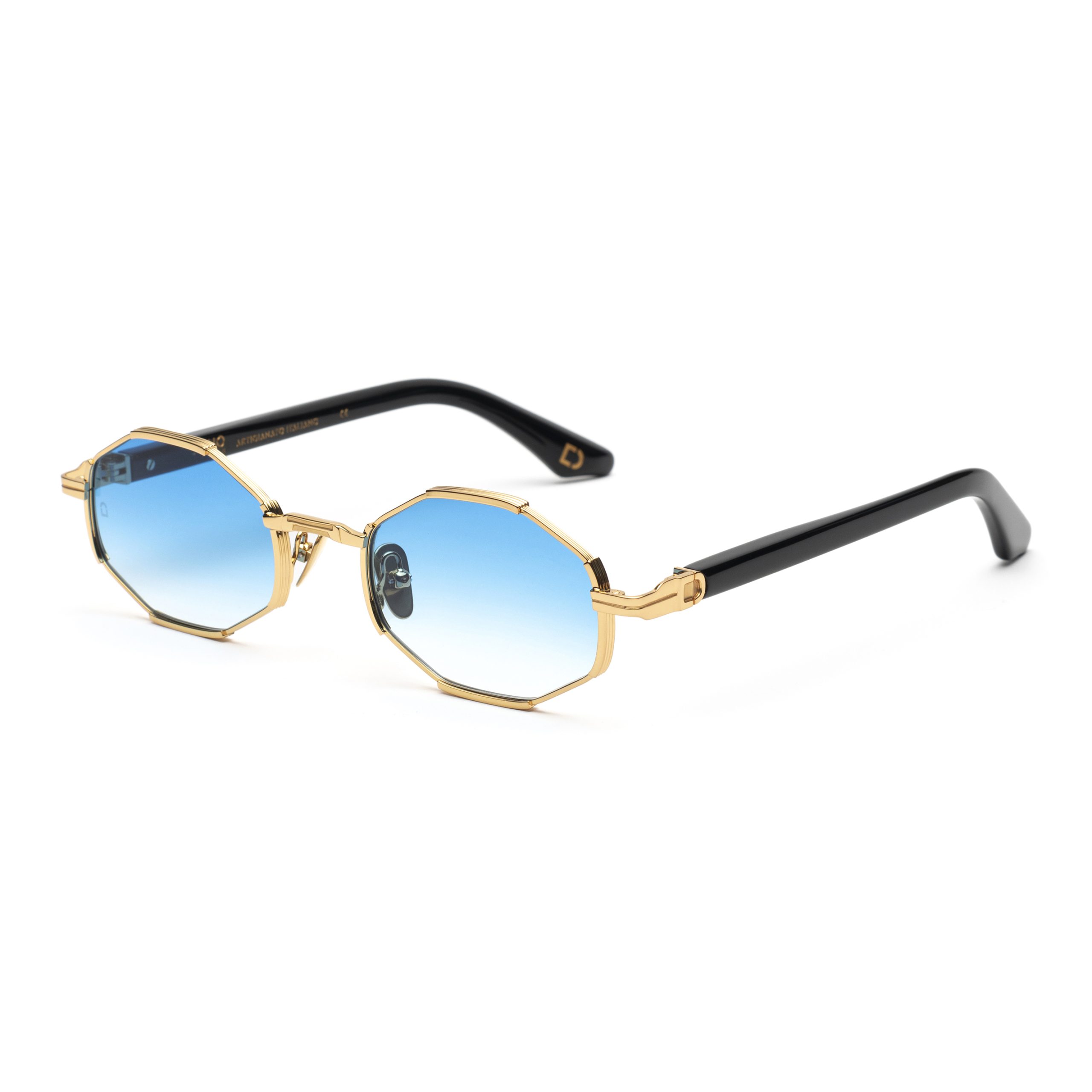 Soho London Wallance Altın Mavi Titanyum Unisex Güneş Gözlüğü - Görsel 2