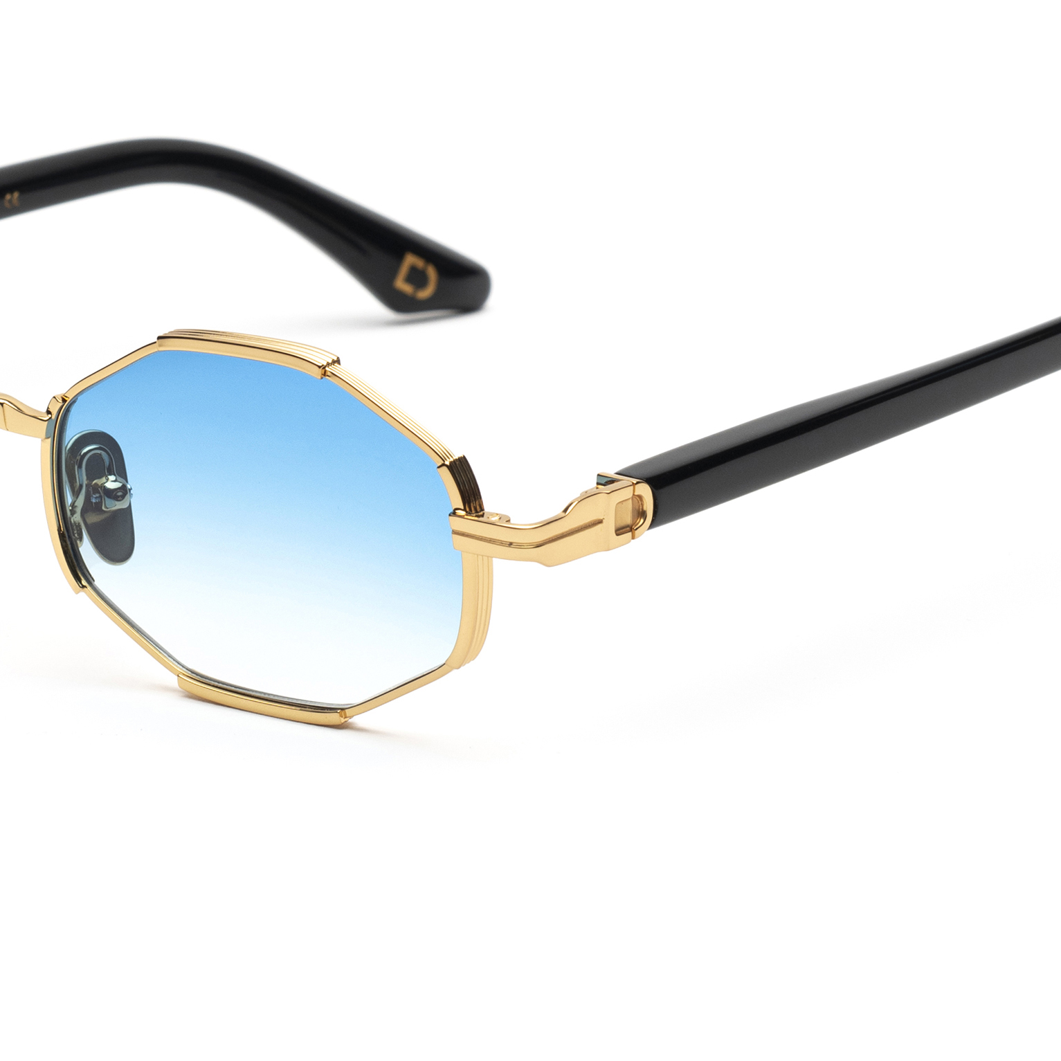 Soho London Wallance Altın Mavi Titanyum Unisex Güneş Gözlüğü - Görsel 3