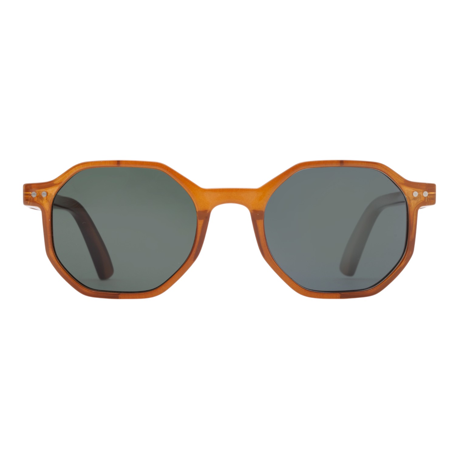 Sun's Good The Octagon Kahverengi Unisex Güneş Gözlüğü