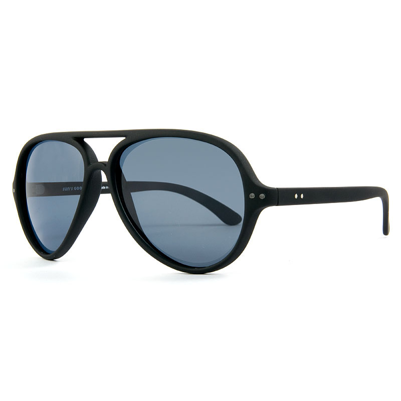 Sun's Good The Pilot Mat Siyah Polarize Unisex Güneş Gözlüğü - Görsel 2