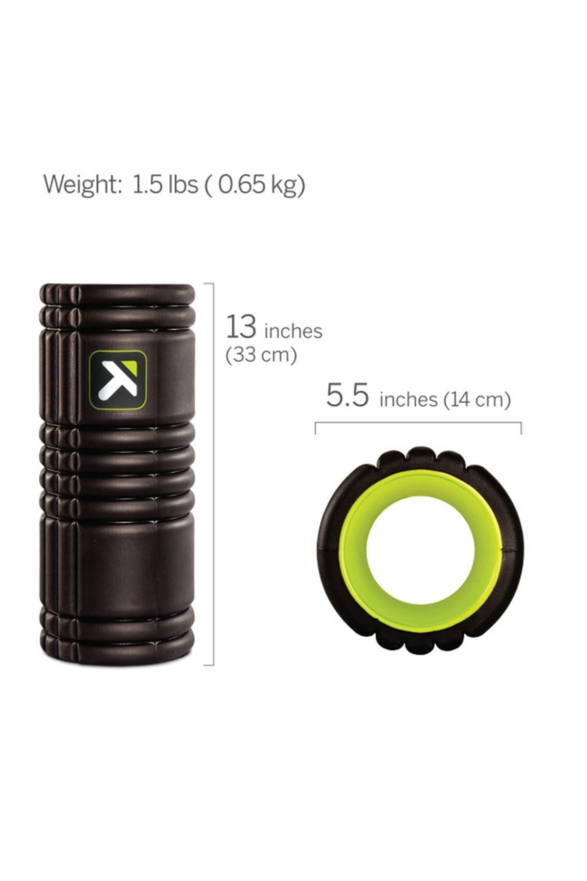 The Grid 1.0 Foam Roller Siyah Masaj Rulosu - Görsel 3