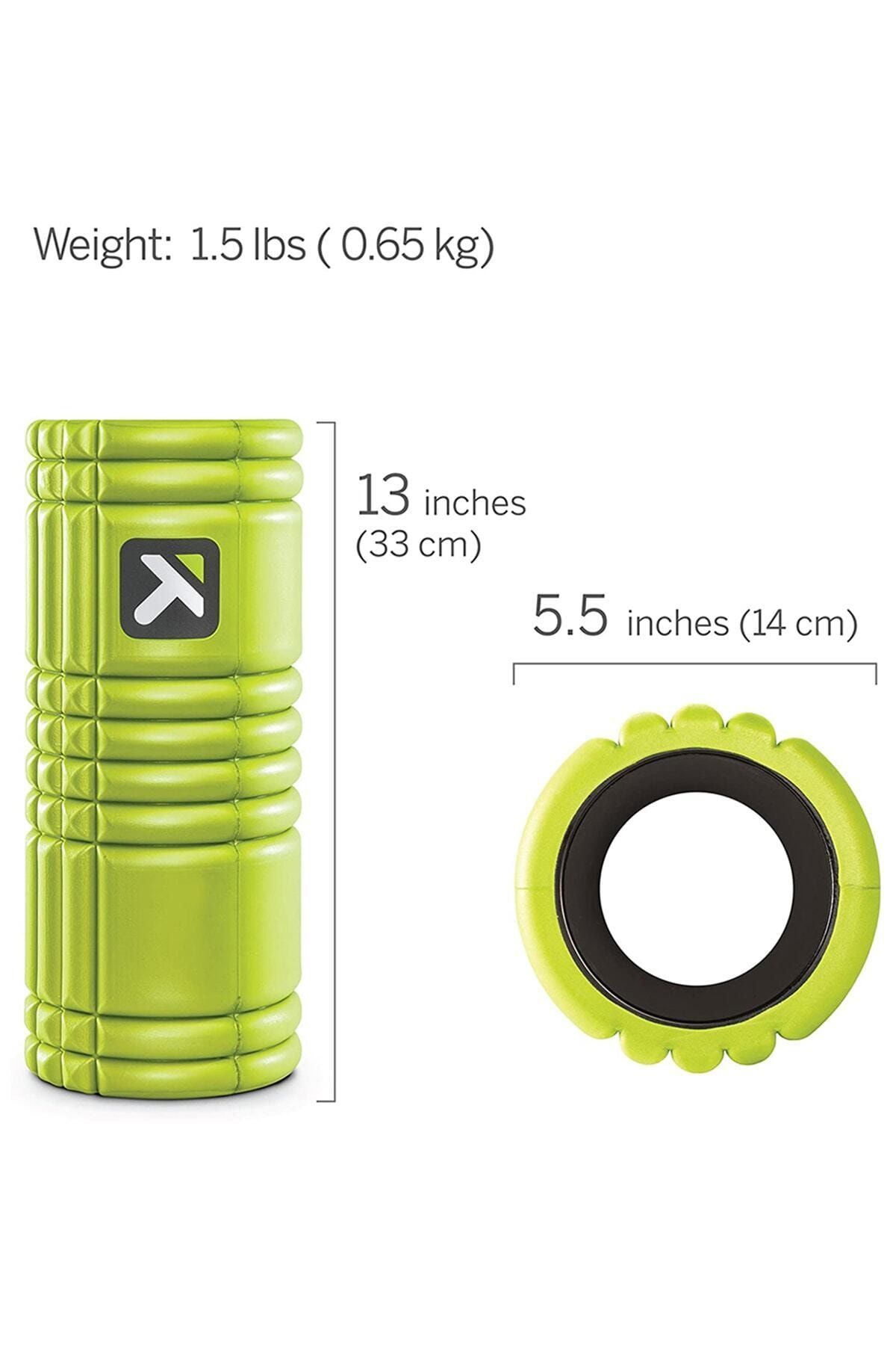 The Grid 1.0 Foam Roller Yeşil Yoga Masaj Rulosu - Görsel 3