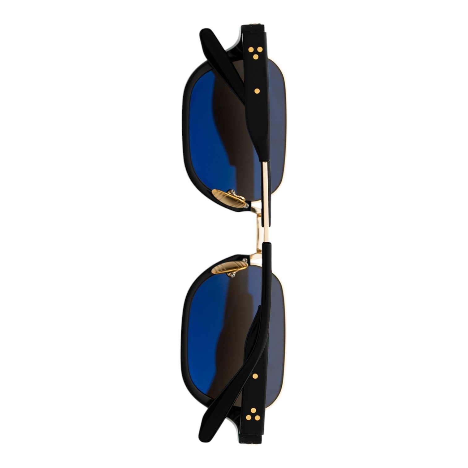 Unique Design Milano Cabrio Siyah Altın Unisex Güneş Gözlüğü - Görsel 3