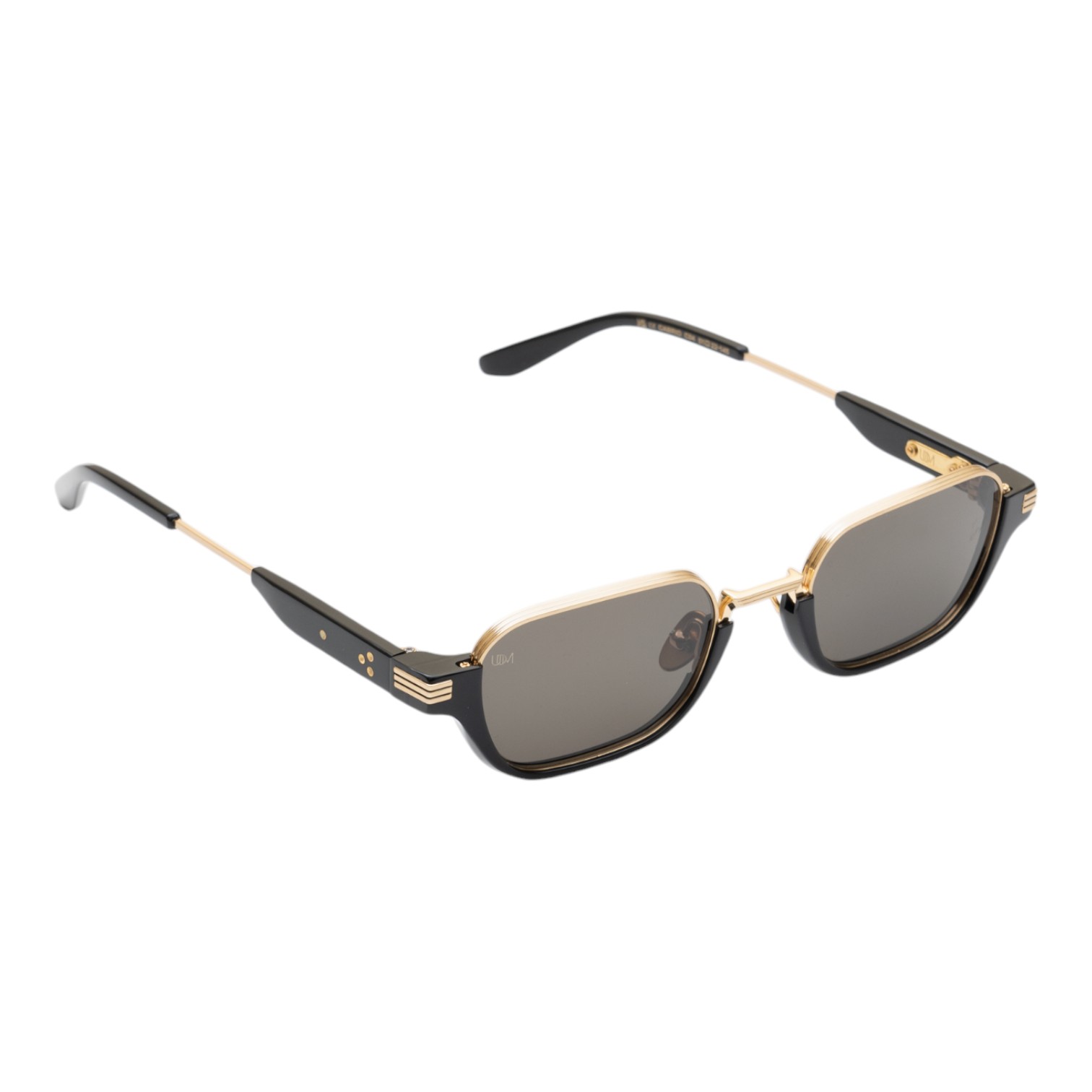 Unique Design Milano Cabrio Siyah Altın Unisex Güneş Gözlüğü - Görsel 2