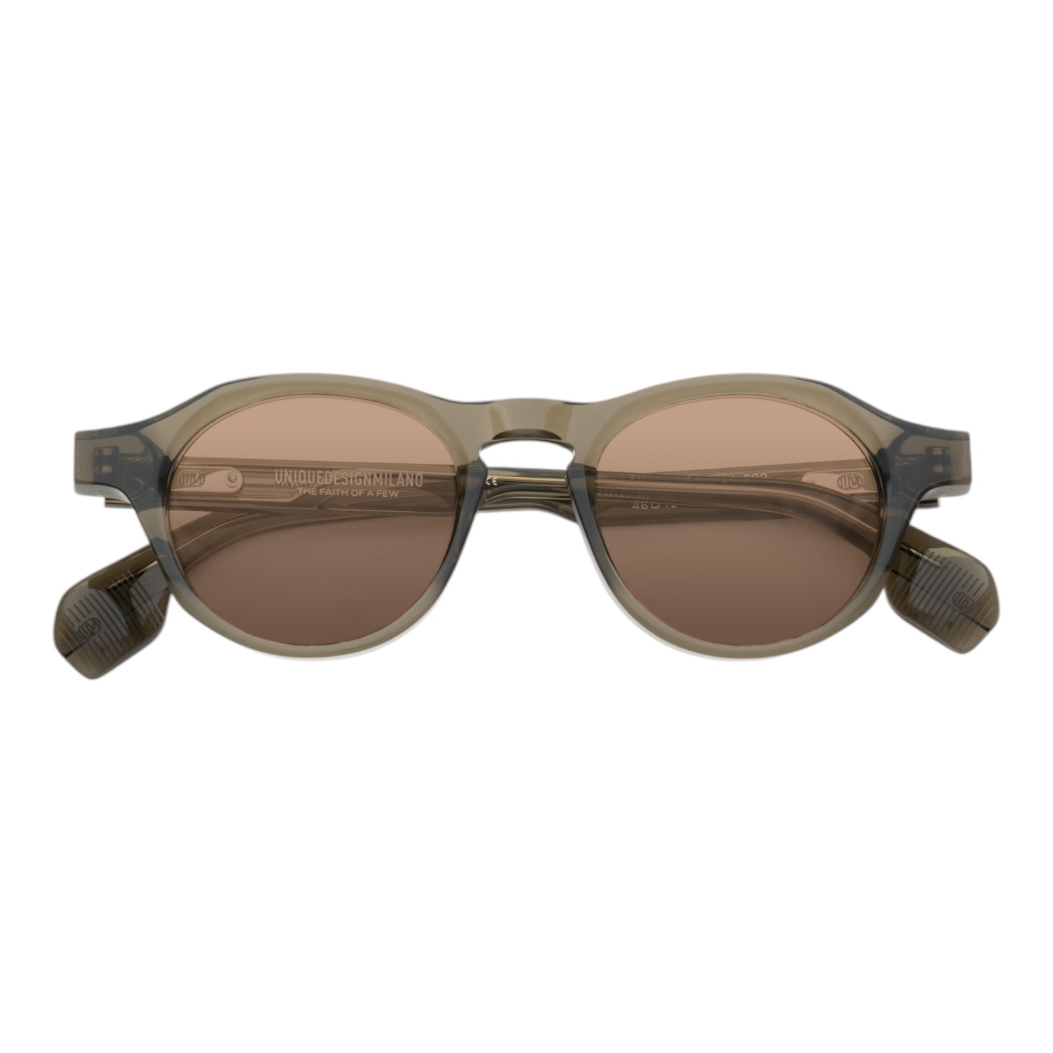 Unique Design Milano Champagne Supernova Haki Yeşil Unisex Güneş Gözlüğü