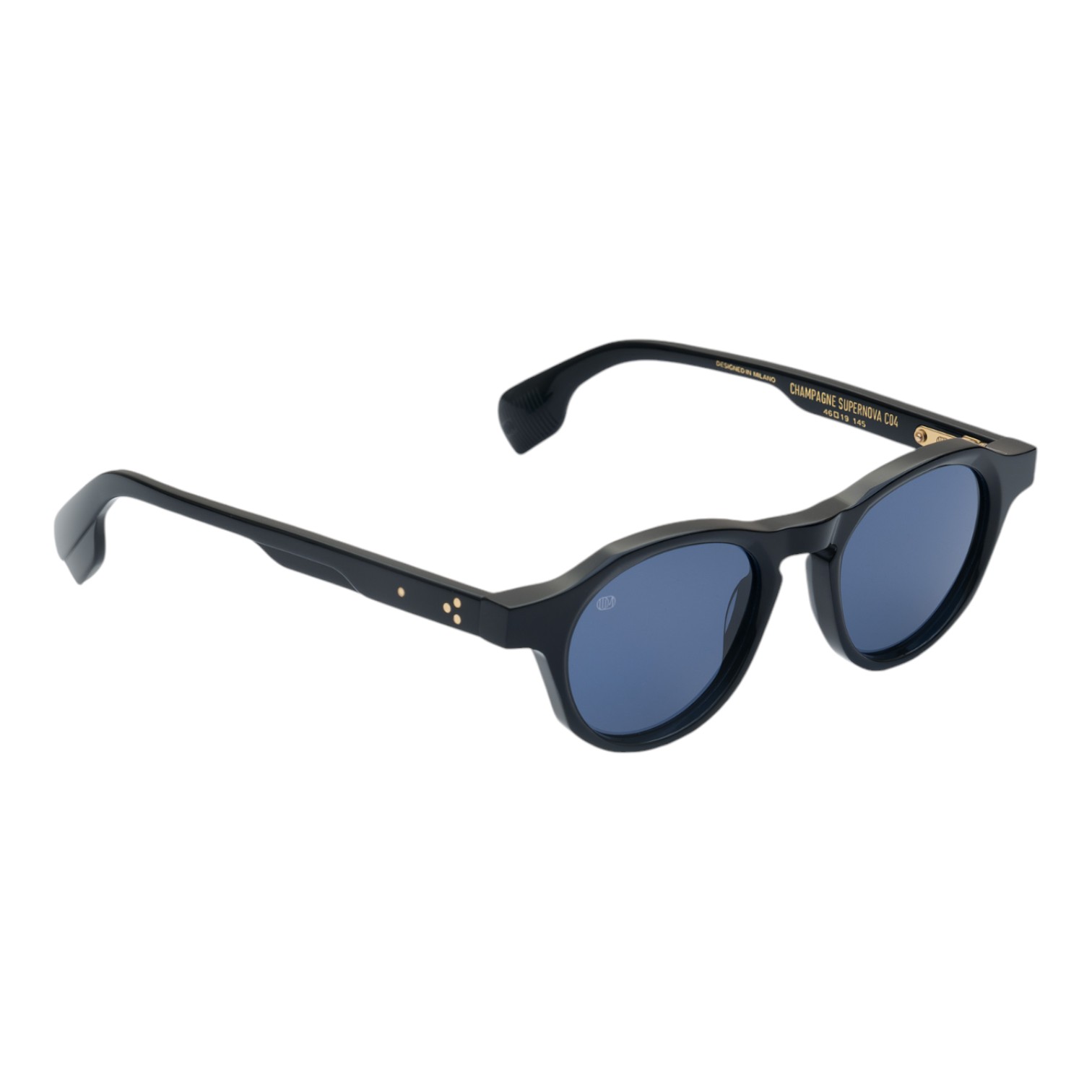 Unique Design Milano Champagne Supernova Siyah Unisex Güneş Gözlüğü - Görsel 3