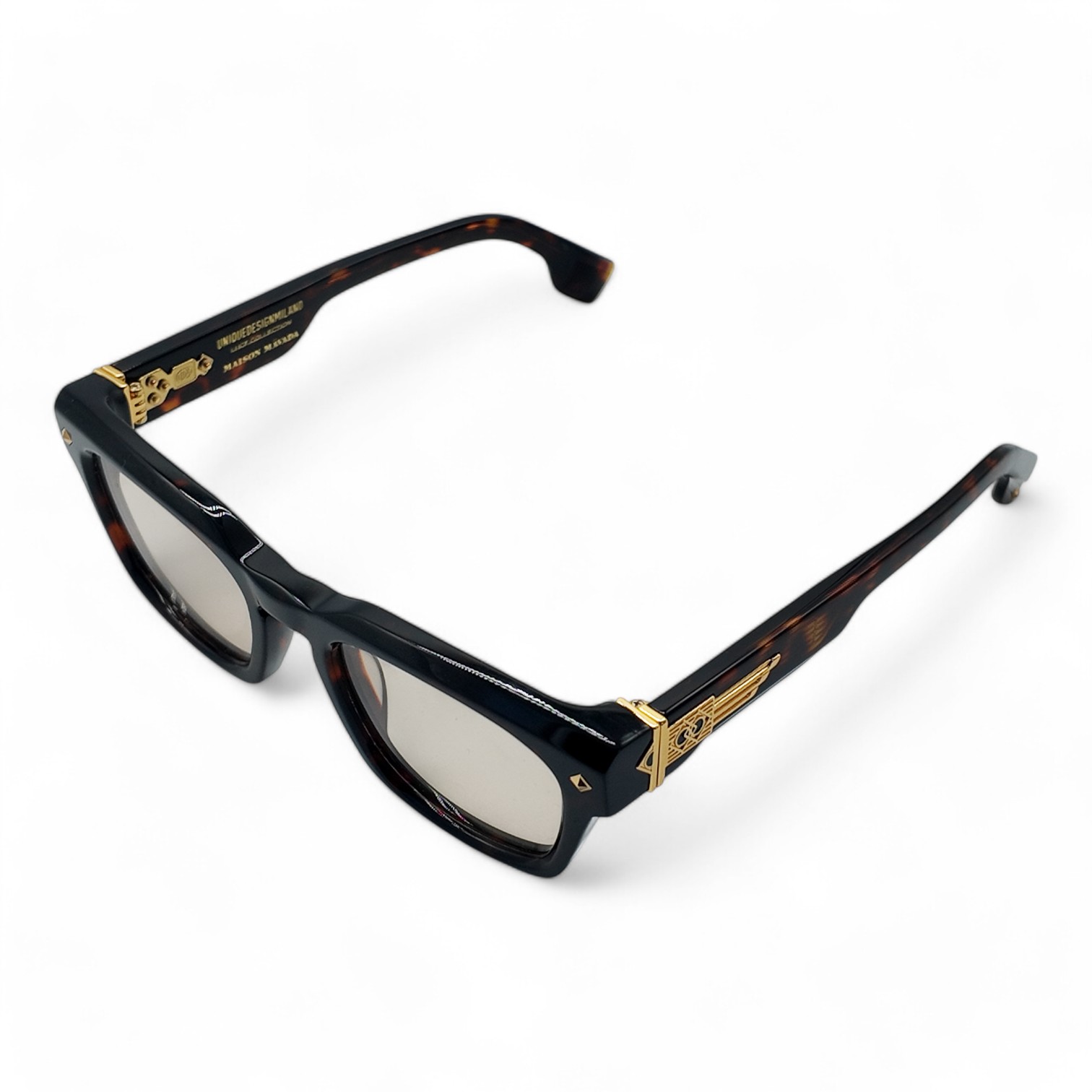 Unique Design Milano Clarity 22 Altın Havana Unisex Güneş Gözlüğü - Görsel 3