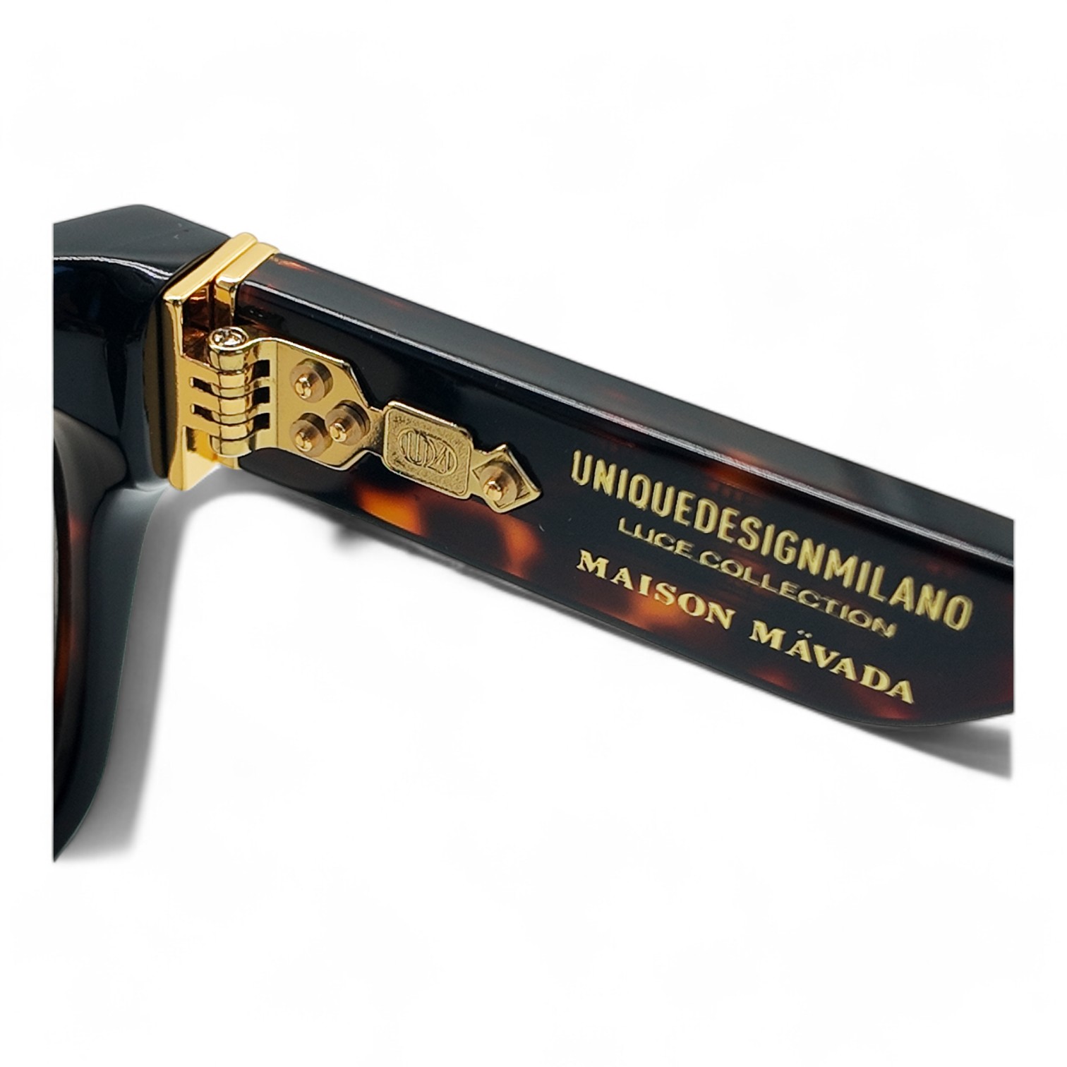 Unique Design Milano Clarity 22 Altın Havana Unisex Güneş Gözlüğü - Görsel 4