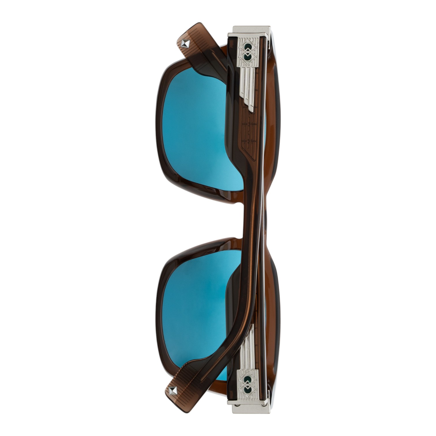 Unique Design Milano Clarity 22k Beyaz Altın Unisex Güneş Gözlüğü - Görsel 2