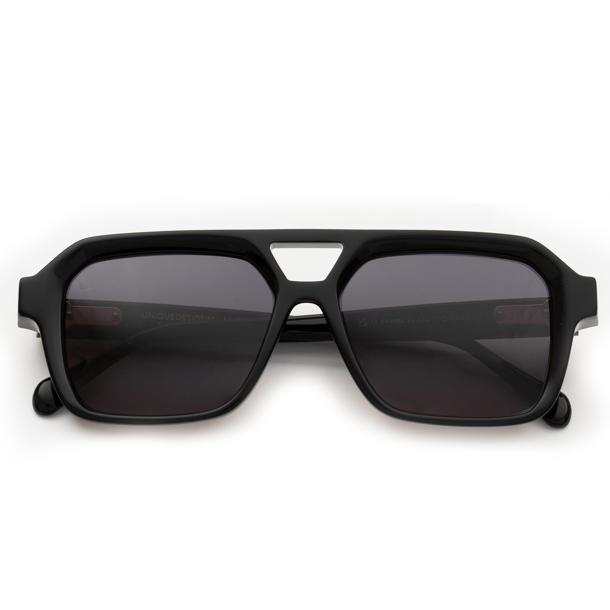 Unique Design Milano Frame 20 Siyah Unisex Güneş Gözlüğü