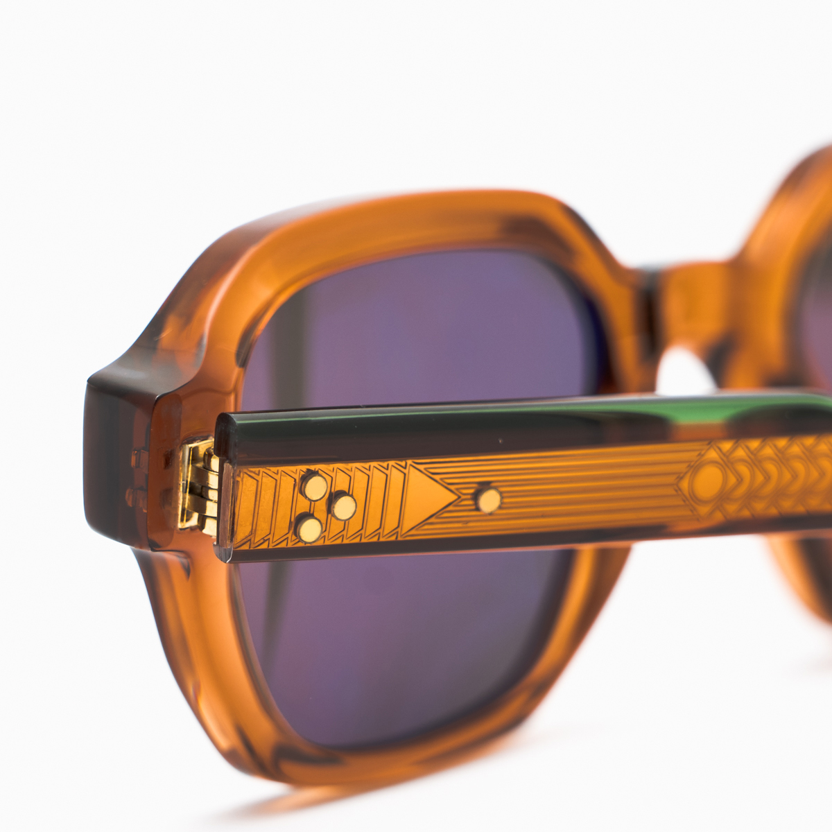 Unique Design Milano Frame 37 Turuncu Unisex Güneş Gözlüğü - Görsel 4