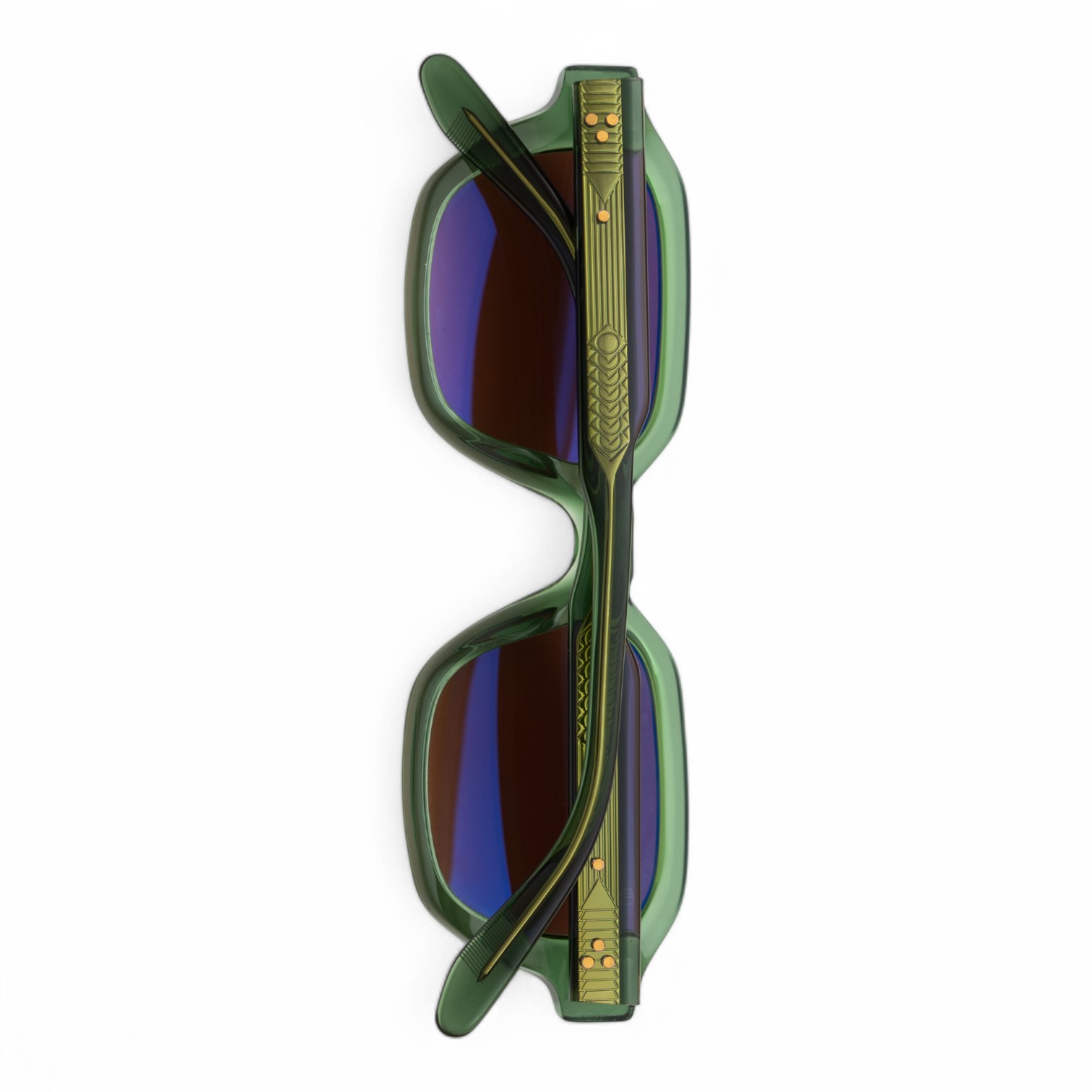 Unique Design Milano Frame 37 Yeşil Unisex Güneş Gözlüğü - Görsel 3