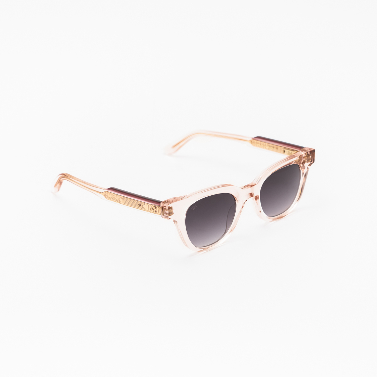 Unique Design Milano Frame 38 Şeffaf Pembe Kadın Güneş Gözlüğü - Görsel 2