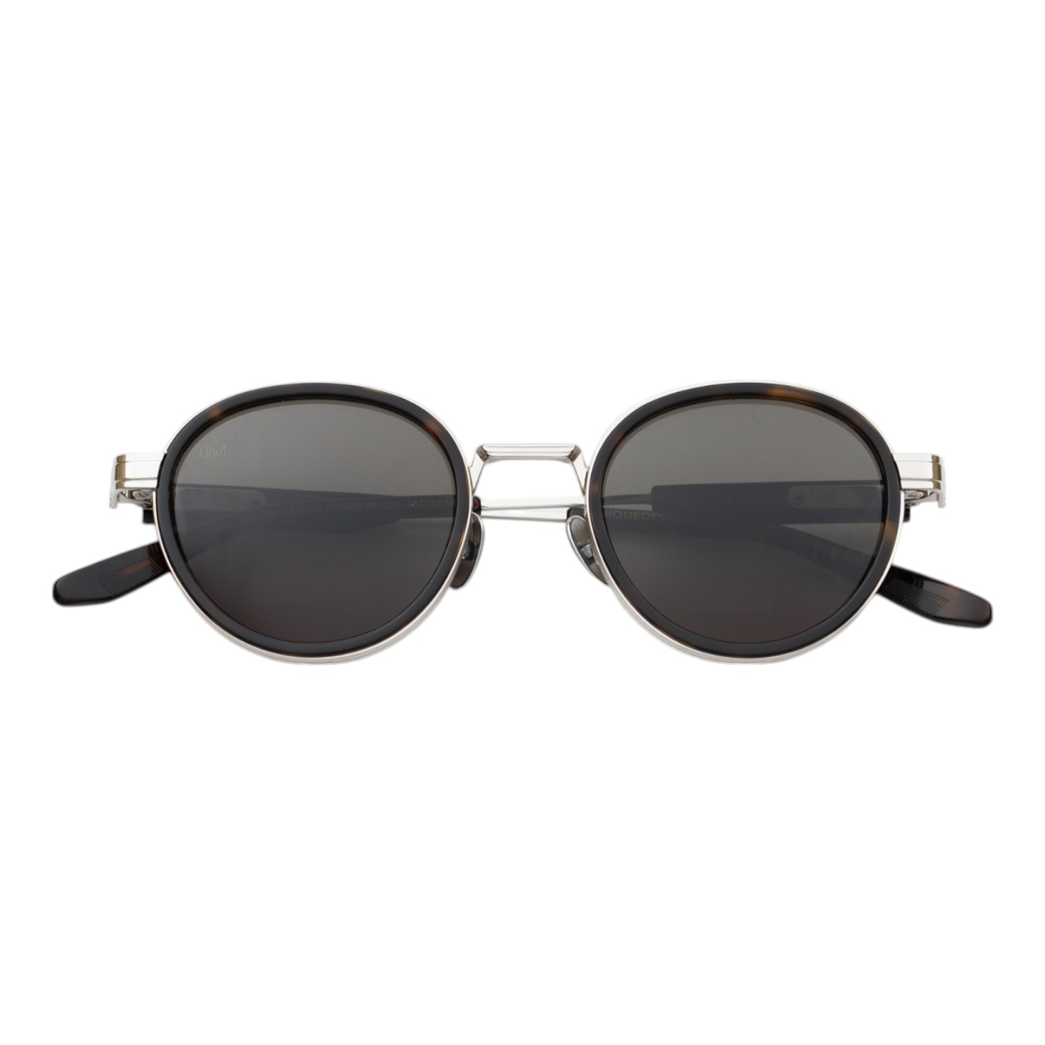 Unique Design Milano Frame 40 Leopar  Gümüş Unisex Güneş Gözlüğü