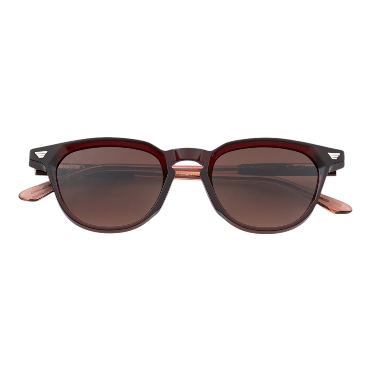 Unique Design Milano Frame 43 Bordo Unisex Güneş Gözlüğü