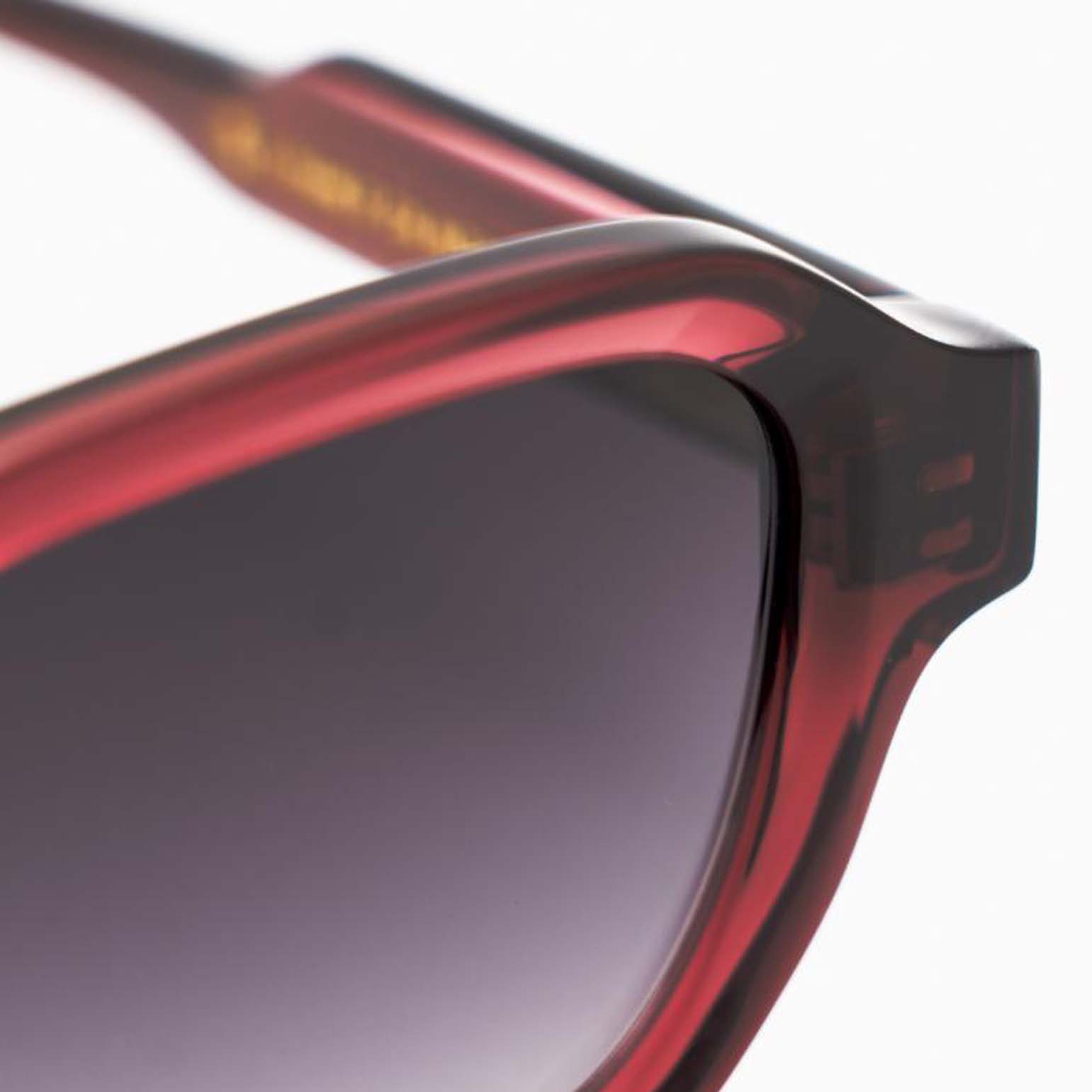 Unique Design Milano Frame 37 Bordo Unisex Güneş Gözlüğü - Görsel 4