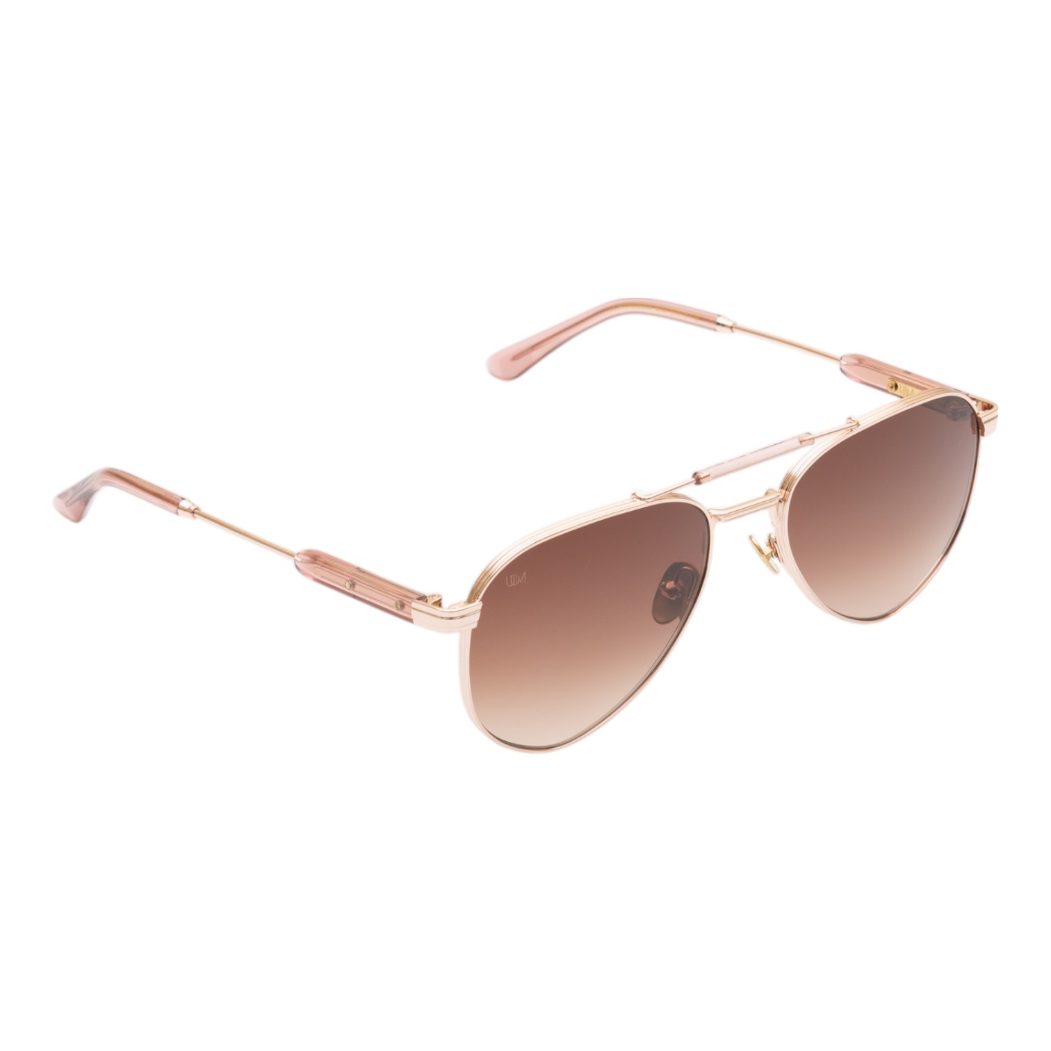 Unique Design Milano Hangover Altın Beyaz Unisex Güneş Gözlüğü - Görsel 2