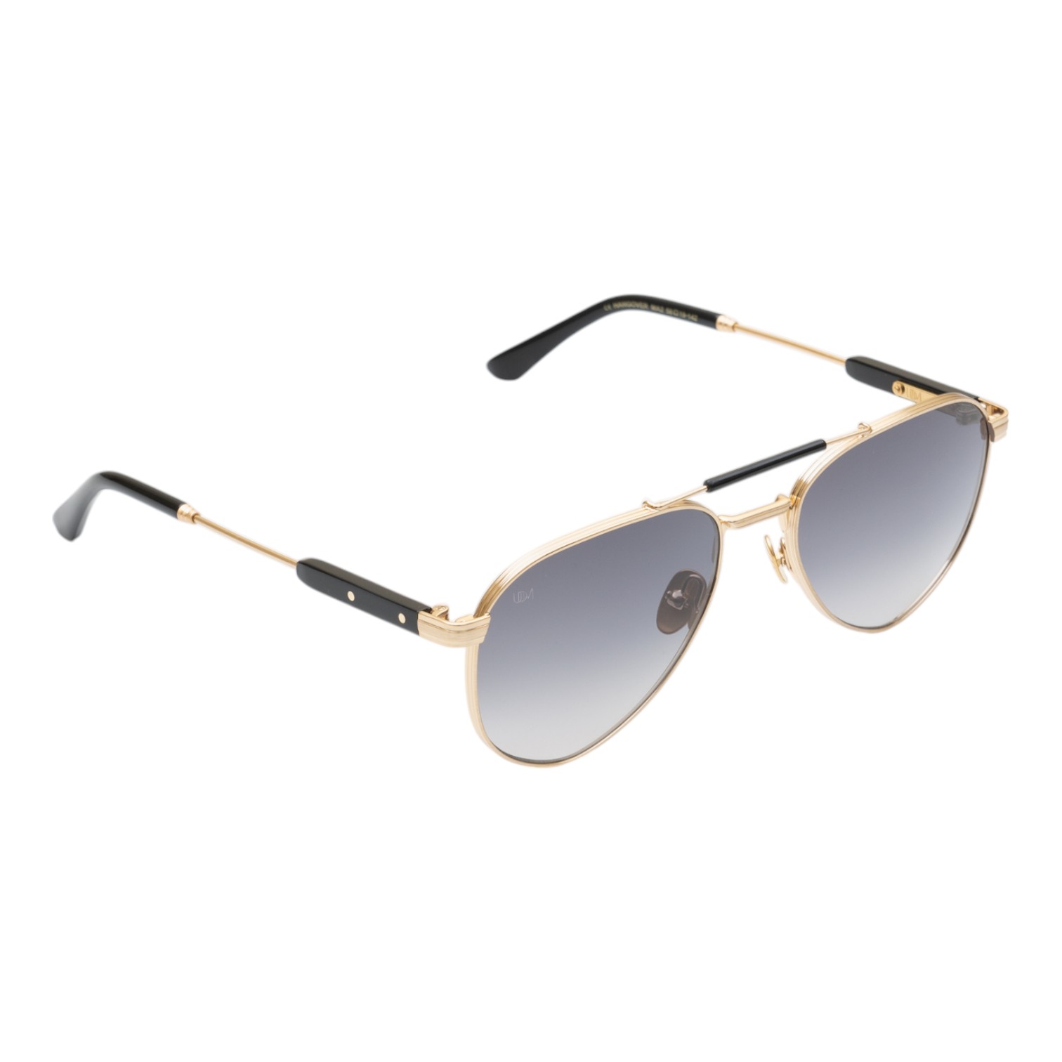 Unique Design Milano Hangover Altın Siyah Unisex Güneş Gözlüğü - Görsel 2