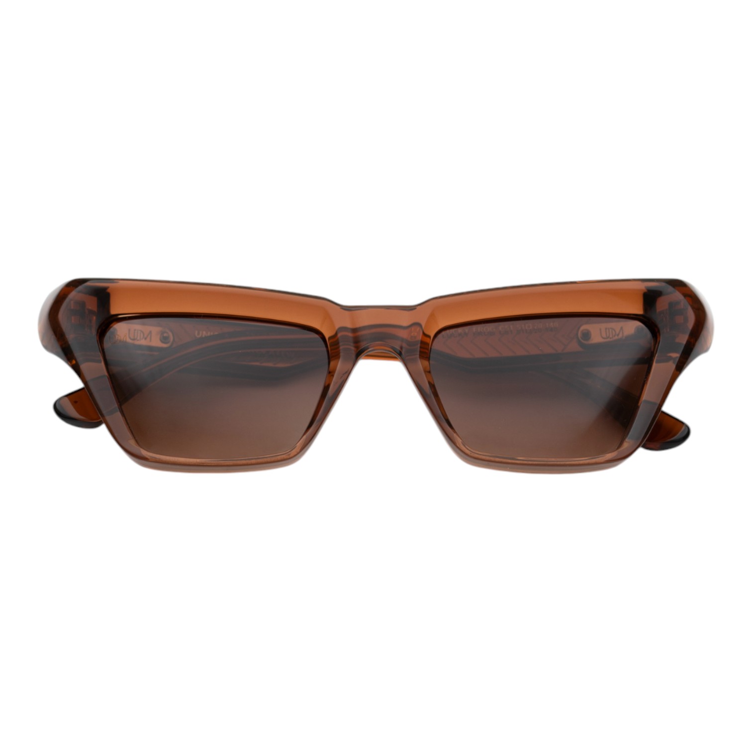 Unique Design Milano Lucky Frog Kahverengi Kadın Güneş Gözlüğü