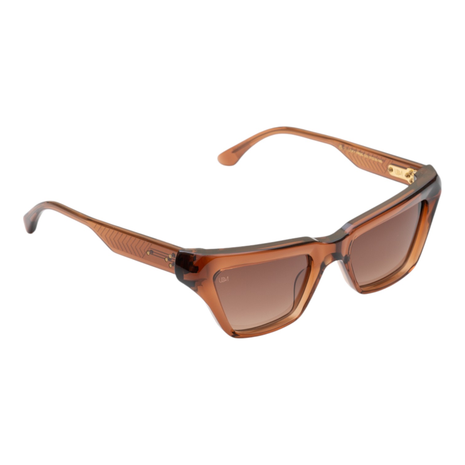 Unique Design Milano Lucky Frog Kahverengi Kadın Güneş Gözlüğü - Görsel 2