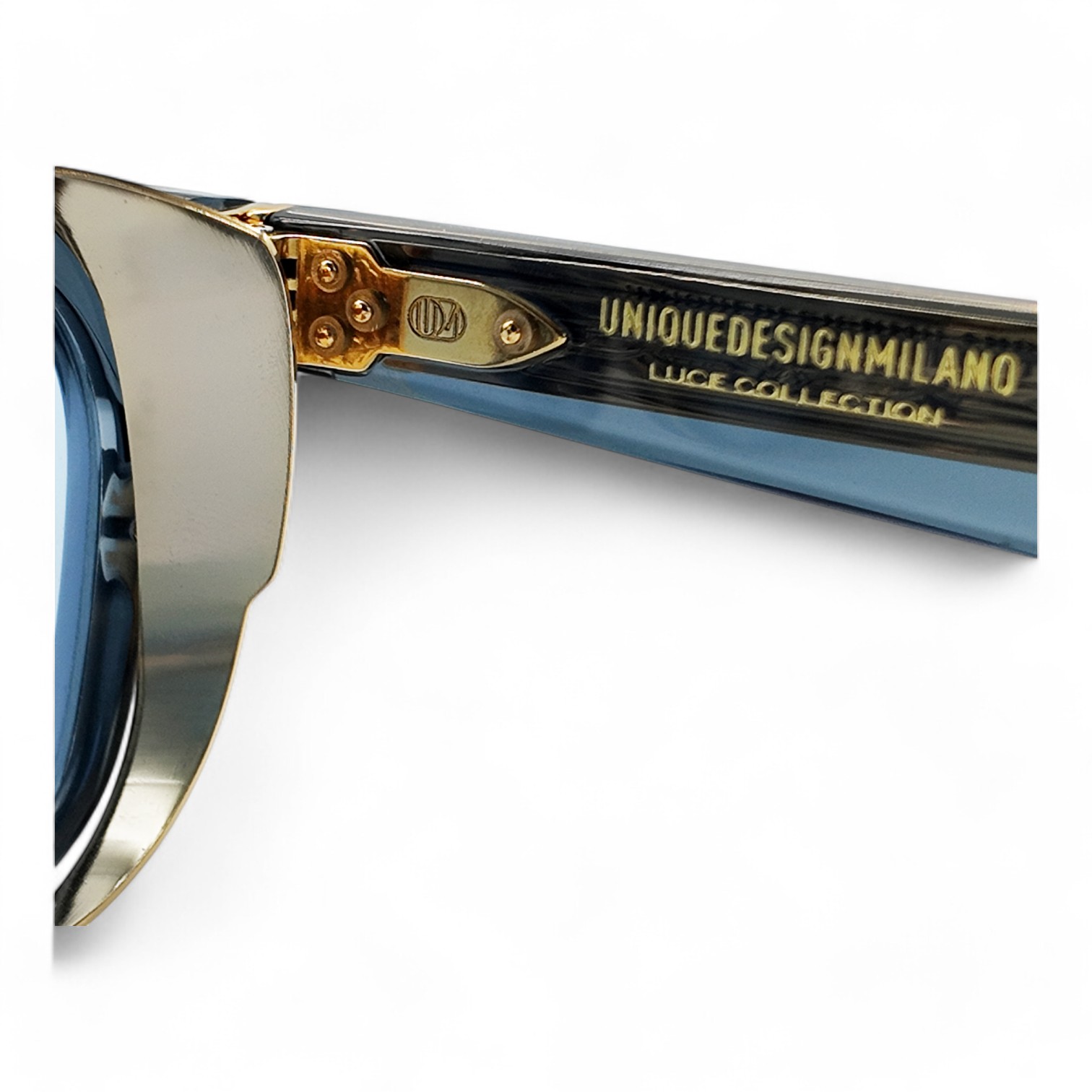 Unique Design Milano Marquise 22k Altın Unisex Güneş Gözlüğü - Görsel 4