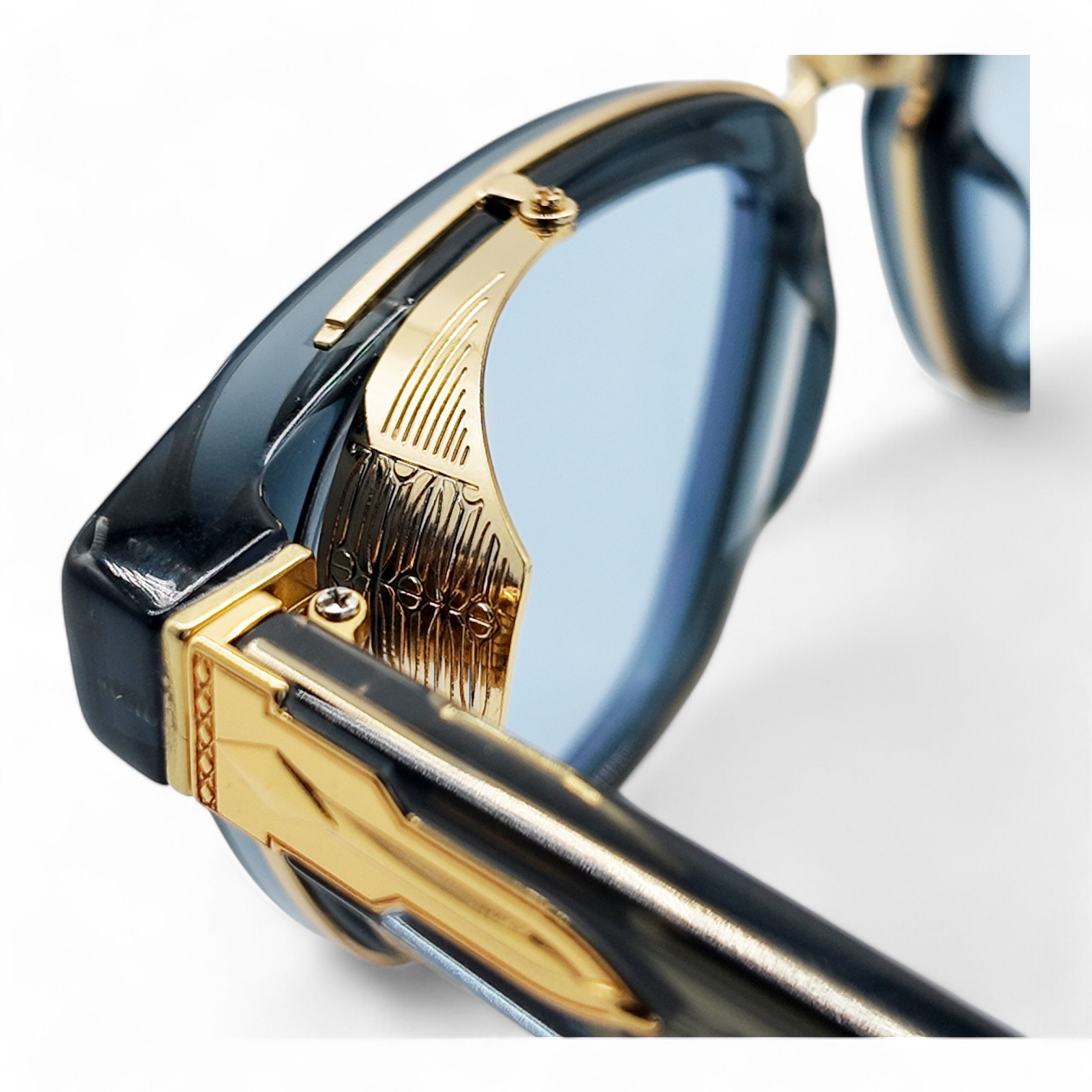 Unique Design Milano Marquise 22k Altın Unisex Güneş Gözlüğü - Görsel 5