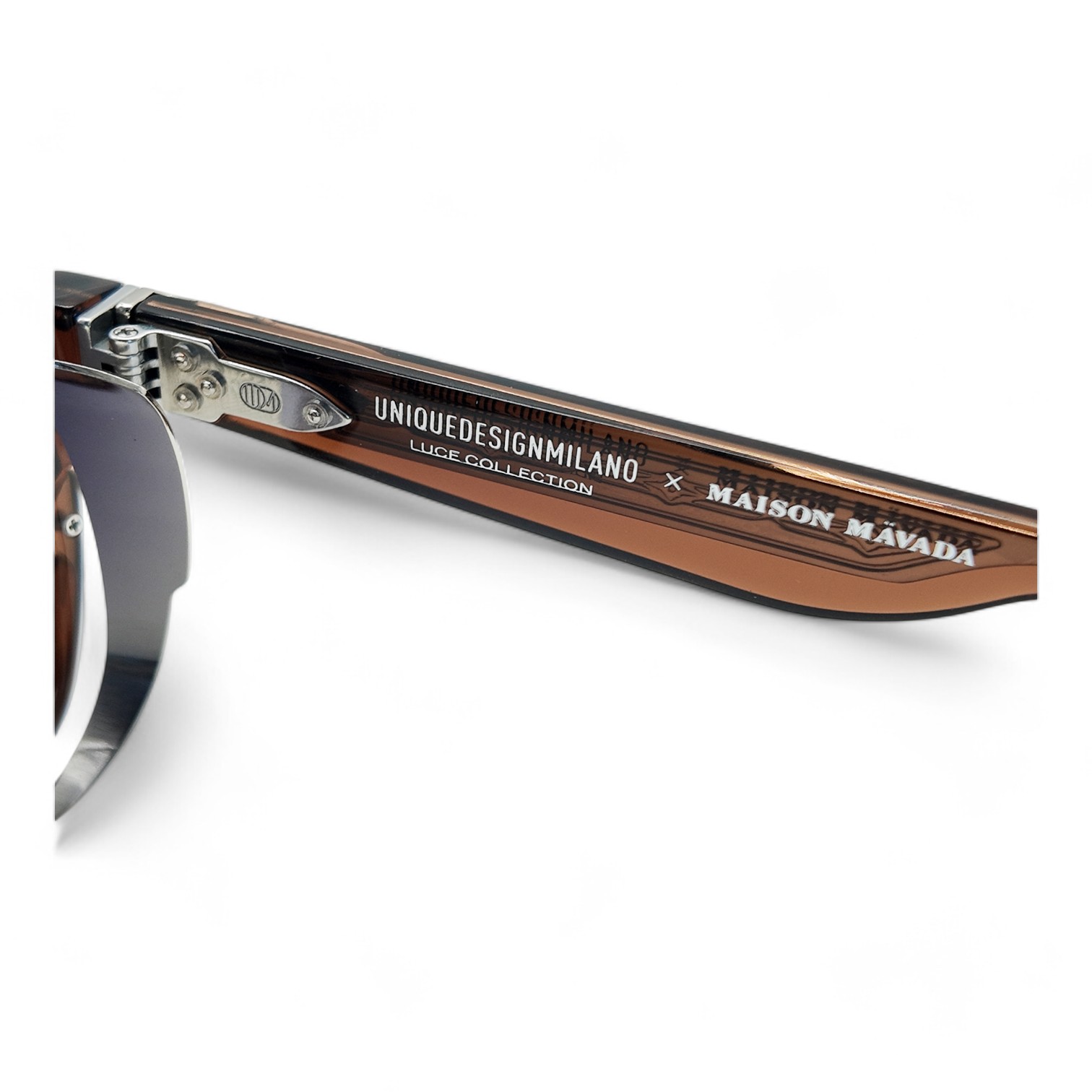 Unique Design Milano Marquise Kahverengi Unisex Güneş Gözlüğü - Görsel 3