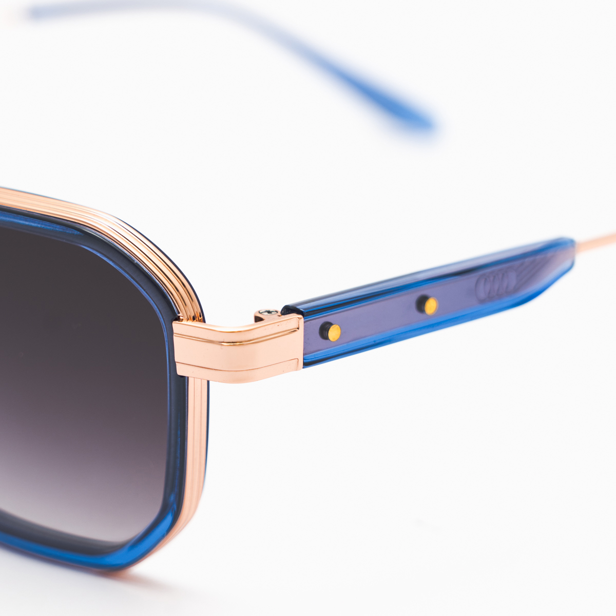 Unique Design Milano Ny Lights Lacivert Rose Gold Unisex Güneş Gözlüğü - Görsel 4