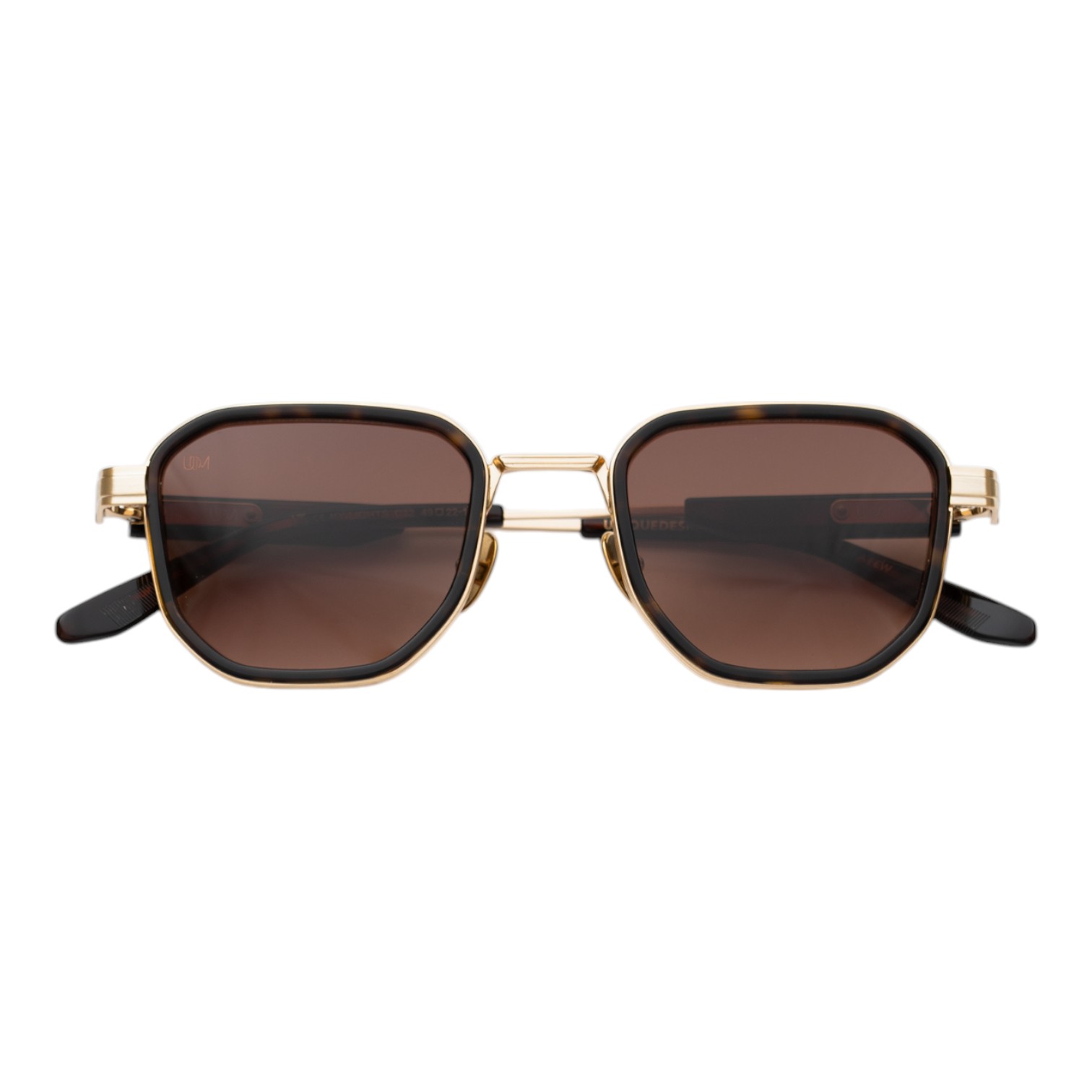 Unique Design Milano Ny Lights Leopar Altın Unisex Güneş Gözlüğü