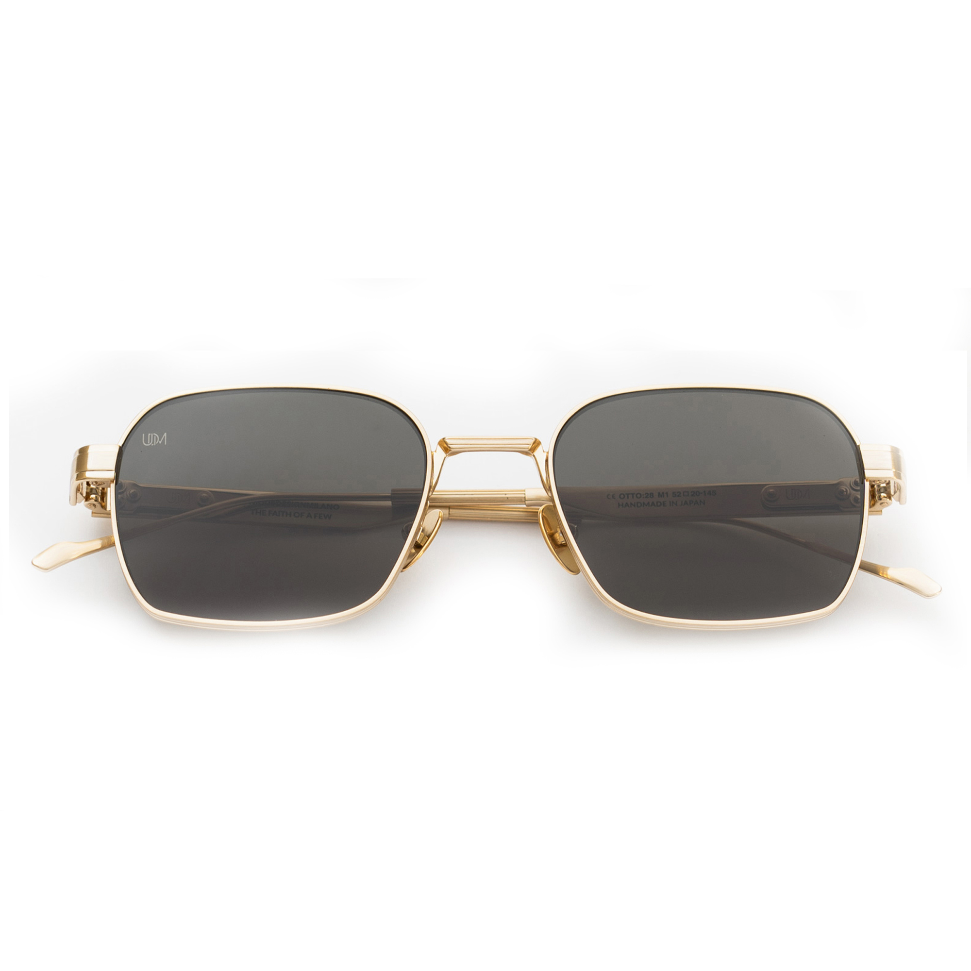 Unique Design Milano Otto 28 Altın Unisex Güneş Gözlüğü