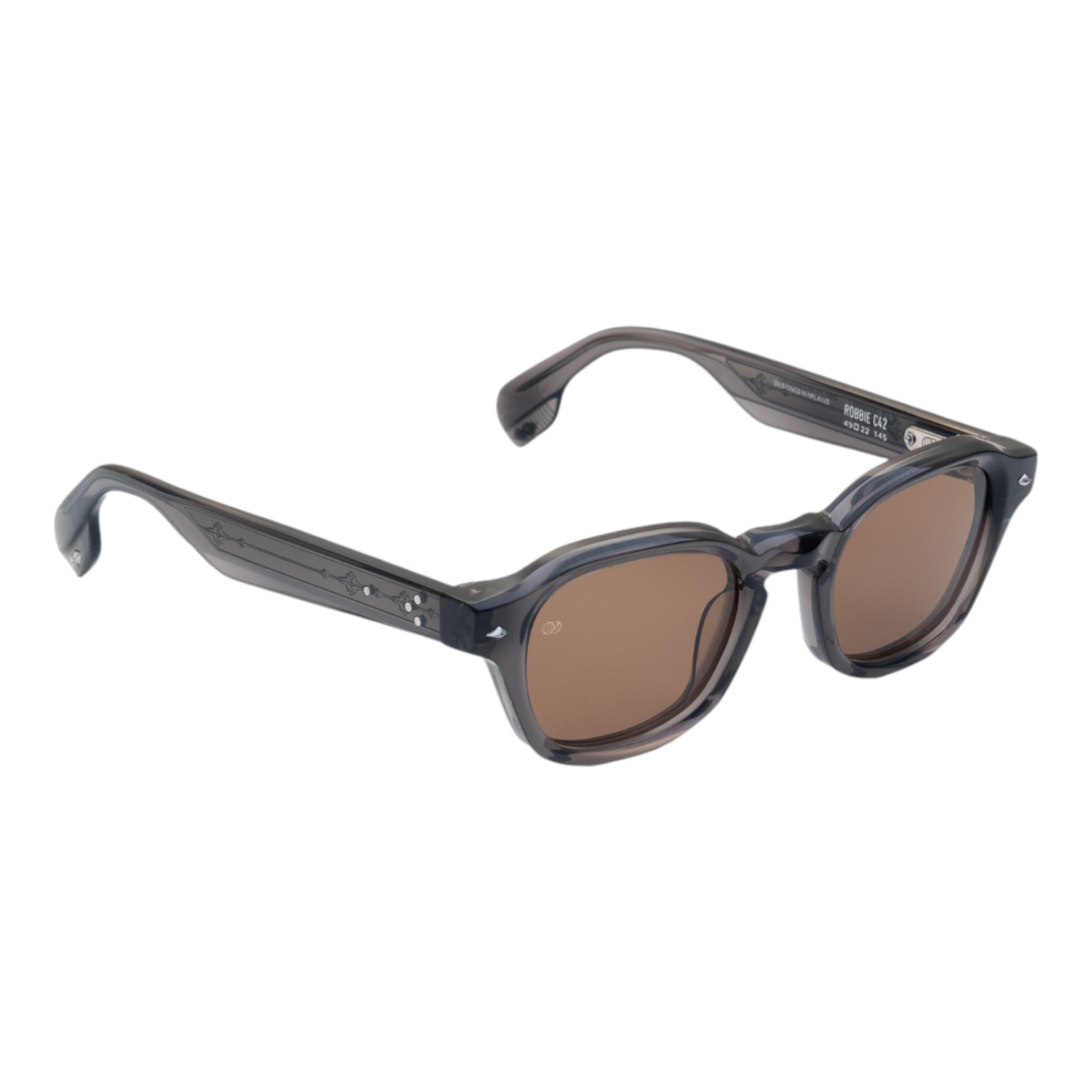 Unique Design Milano Robbie Füme Unisex Güneş Gözlüğü - Görsel 3