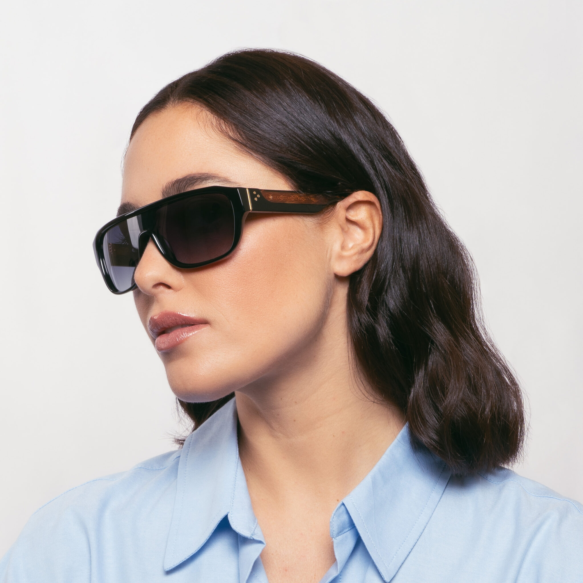 Unique Design Milano Rush Siyah Unisex Güneş Gözlüğü - Görsel 4