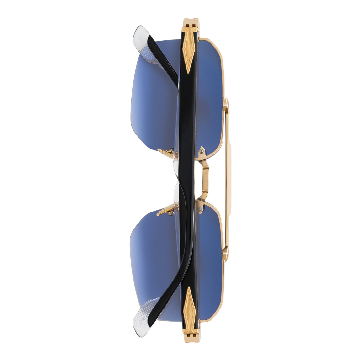 Unique Design Milano The Bright Altın Siyah Unisex Güneş Gözlüğü - Görsel 3