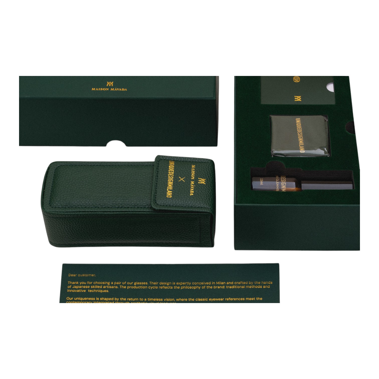 Unique Design Milano The Ray 22k Altın Kahverengi Unisex Güneş Gözlüğü - Görsel 4