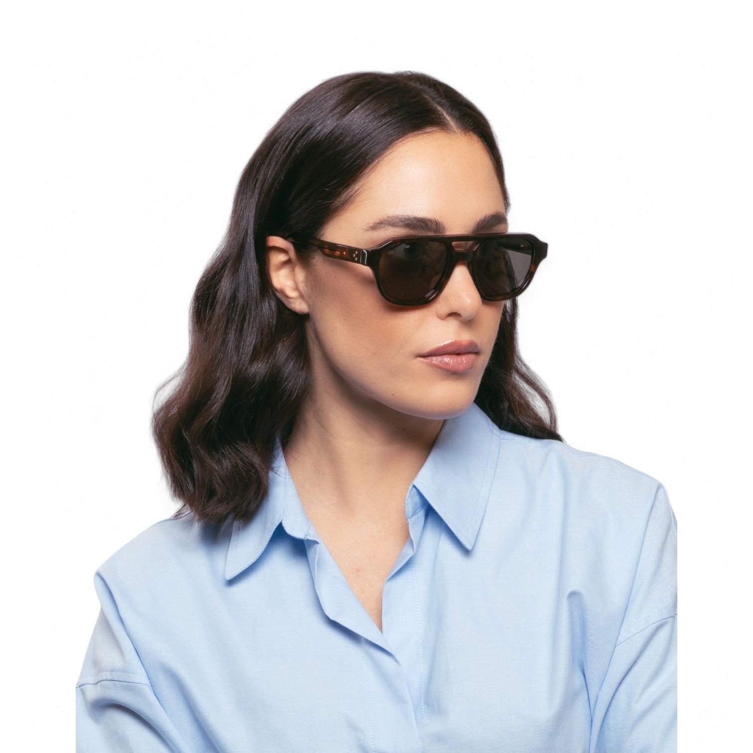 Unique Design Milano The Richie Havana Unisex Güneş Gözlüğü - Görsel 4