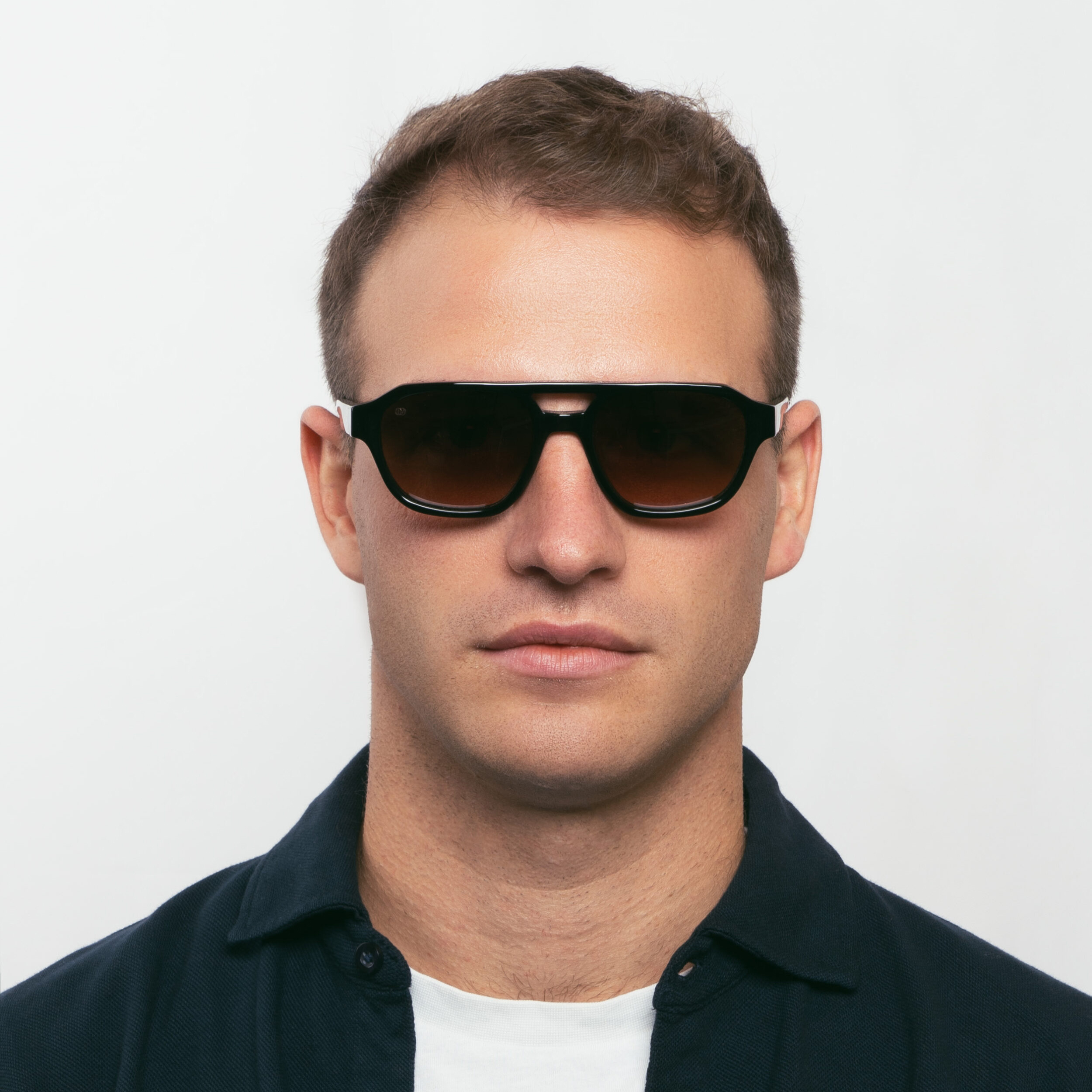 Unique Design Milano The Richie Siyah Unisex Güneş Gözlüğü - Görsel 4