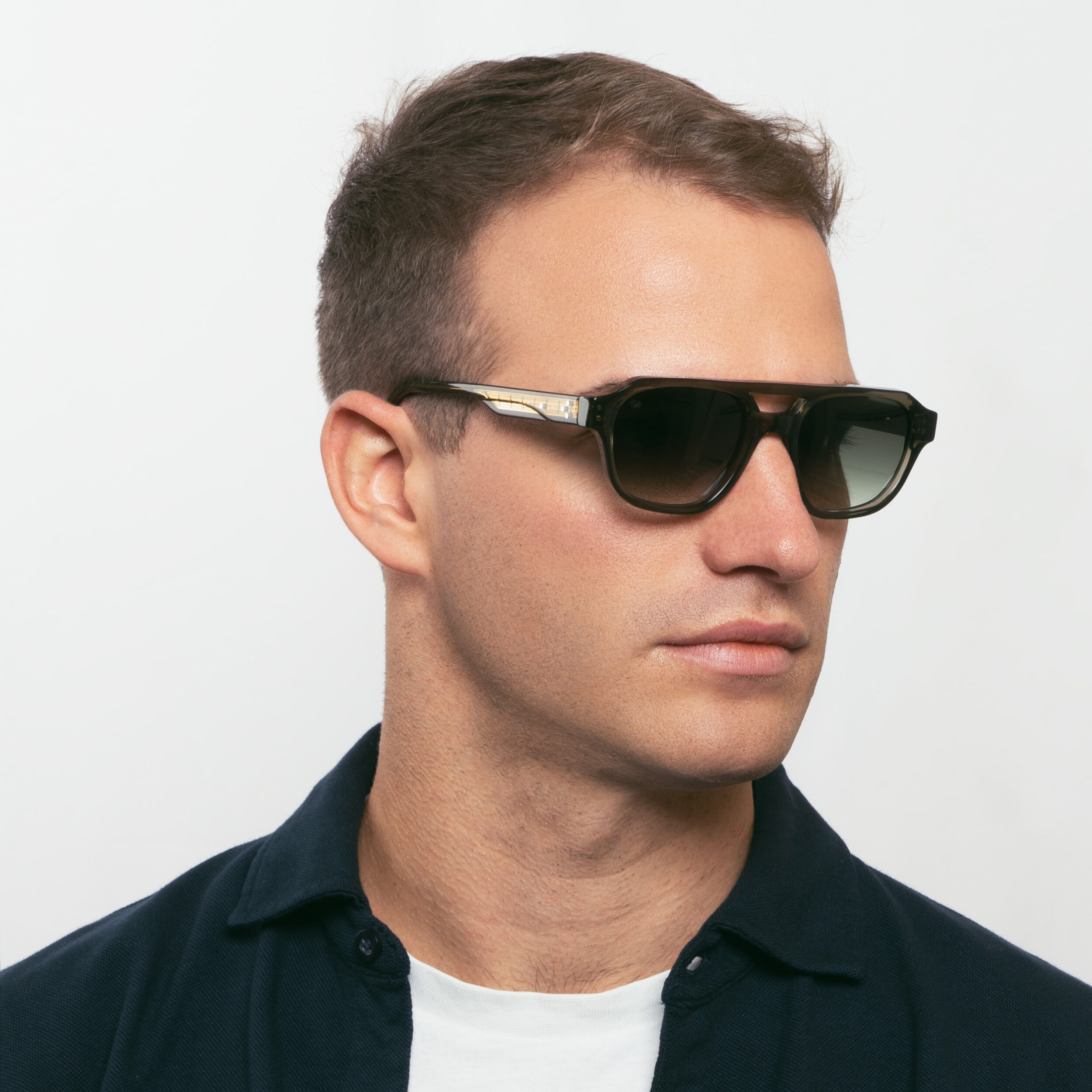 Unique Design Milano The Richie Yeşil Unisex Güneş Gözlüğü - Görsel 4