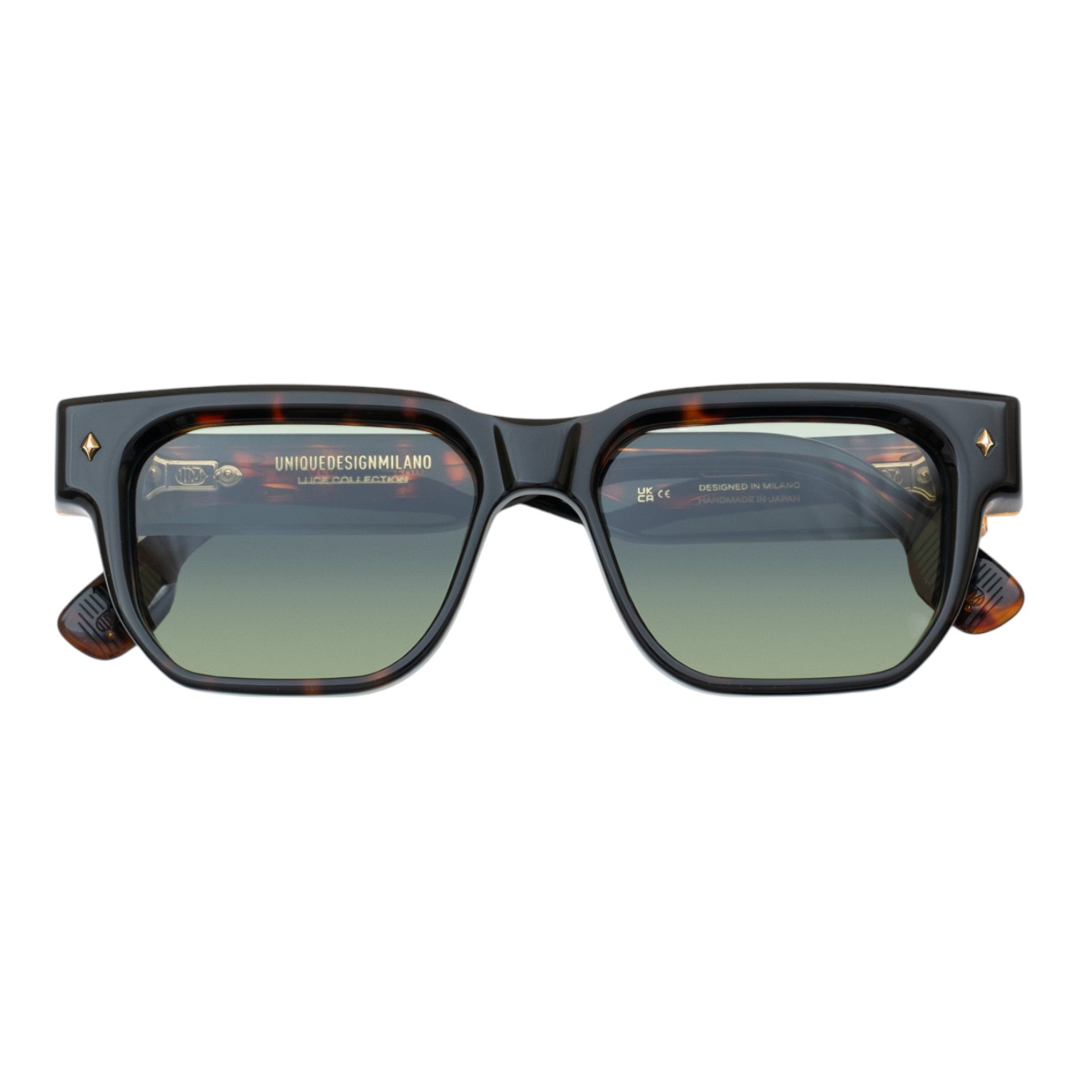 Unique Design Milano The Spark 22k Altın Havana Unisex Güneş Gözlüğü