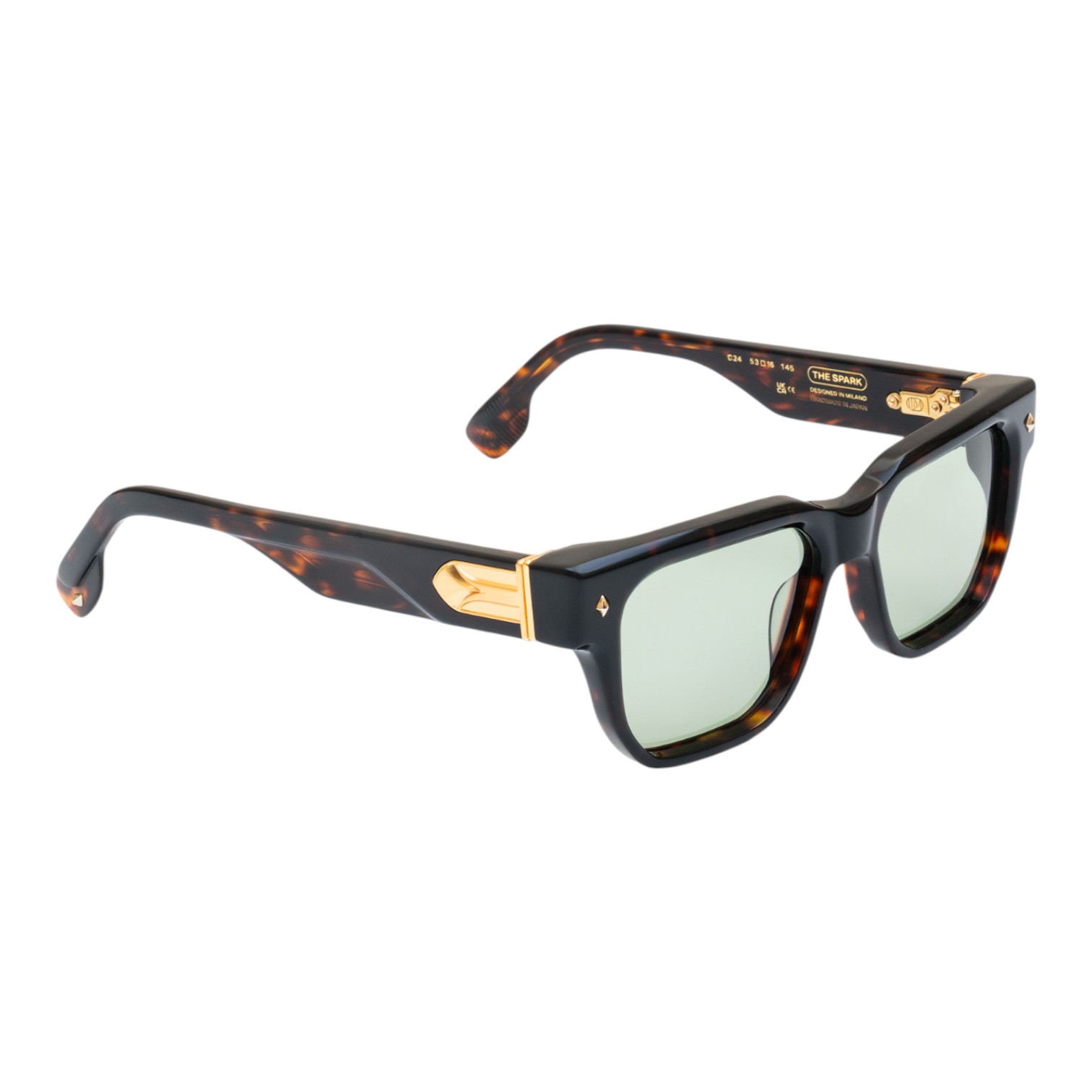 Unique Design Milano The Spark 22k Altın Havana Unisex Güneş Gözlüğü - Görsel 2