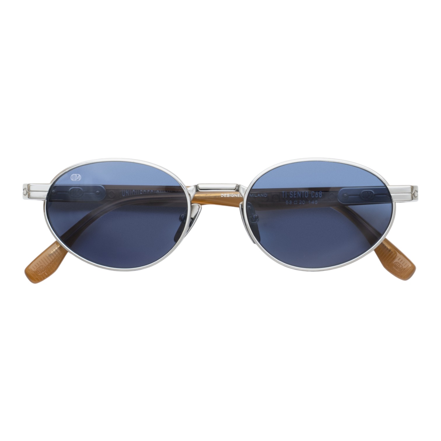 Unique Design Milano Ti Sento Gümüş Karamel Unisex Güneş Gözlüğü