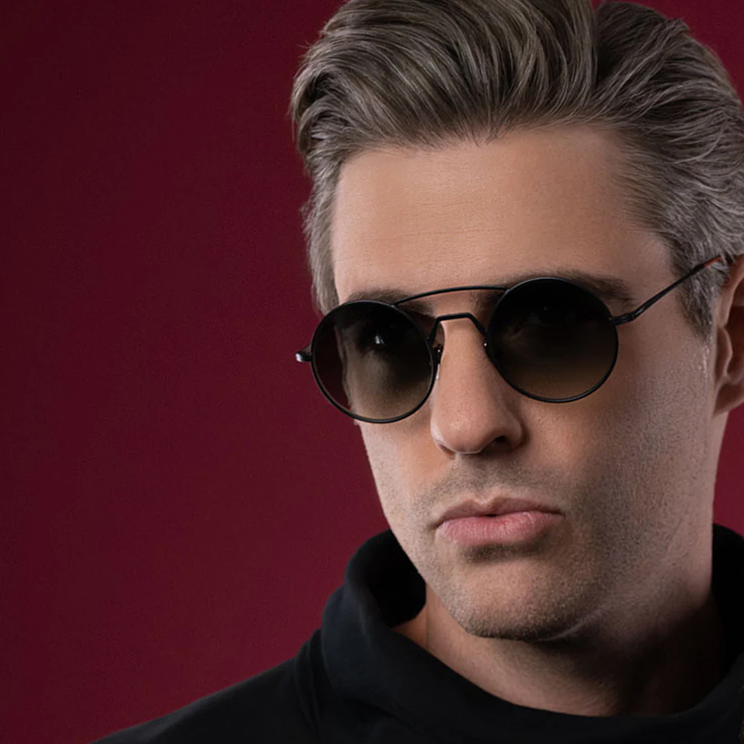 Vysen Bill Mat Siyah Unisex Güneş Gözlüğü - Görsel 4