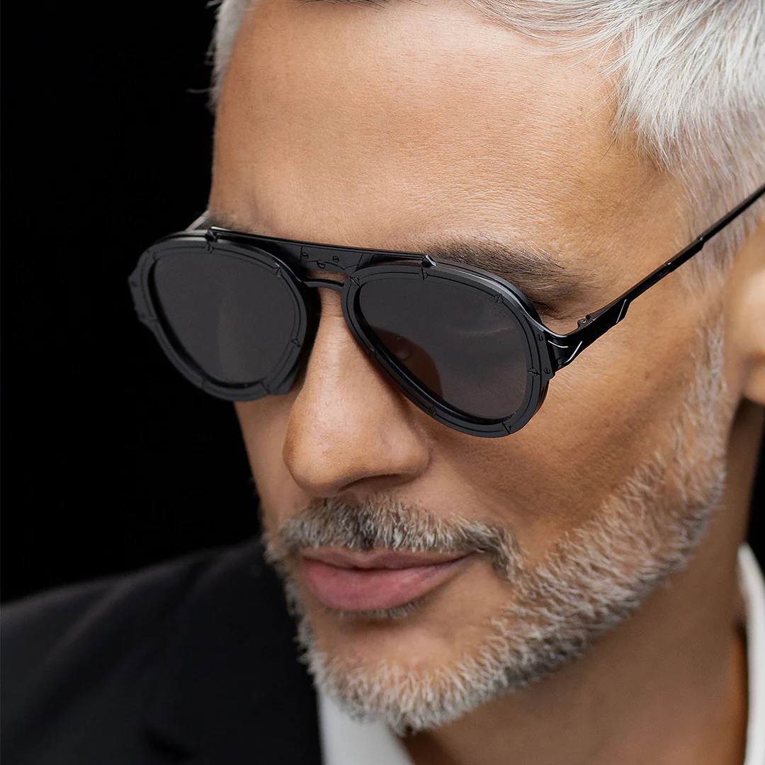 Vysen Nissim Mat Siyah Titanyum Unisex Güneş Gözlüğü - Görsel 4