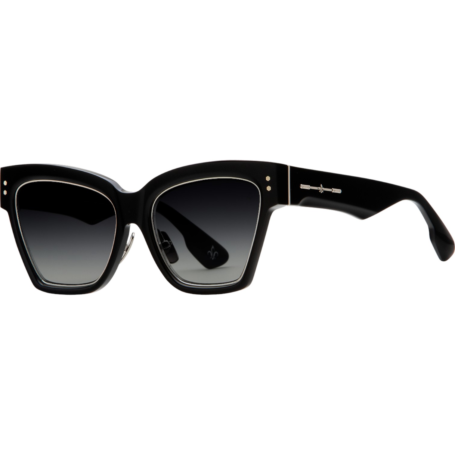 Philippe V WN9DC Siyah Gri Kadın Güneş Gözlüğü - Görsel 2