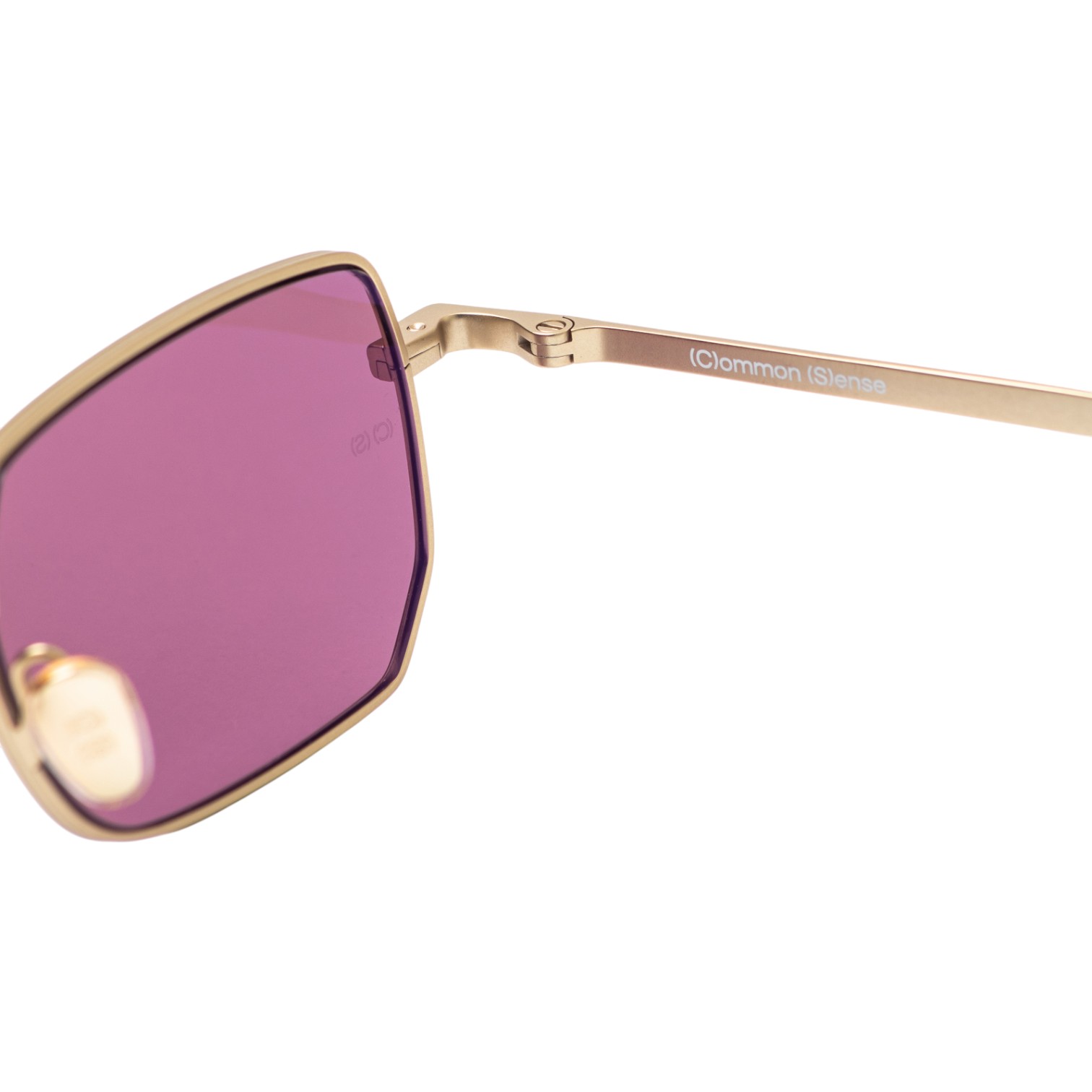 Common Sense Altın Kahverengi Unisex Güneş Gözlüğü - Görsel 3