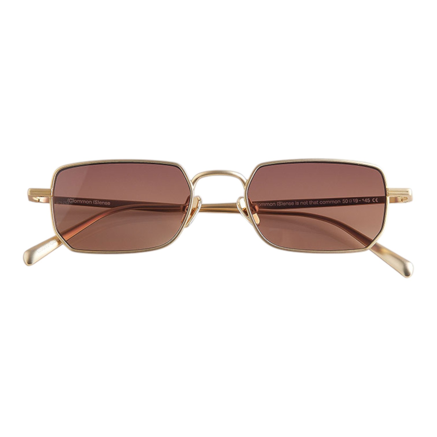 Common Sense Altın Kahverengi Unisex Güneş Gözlüğü