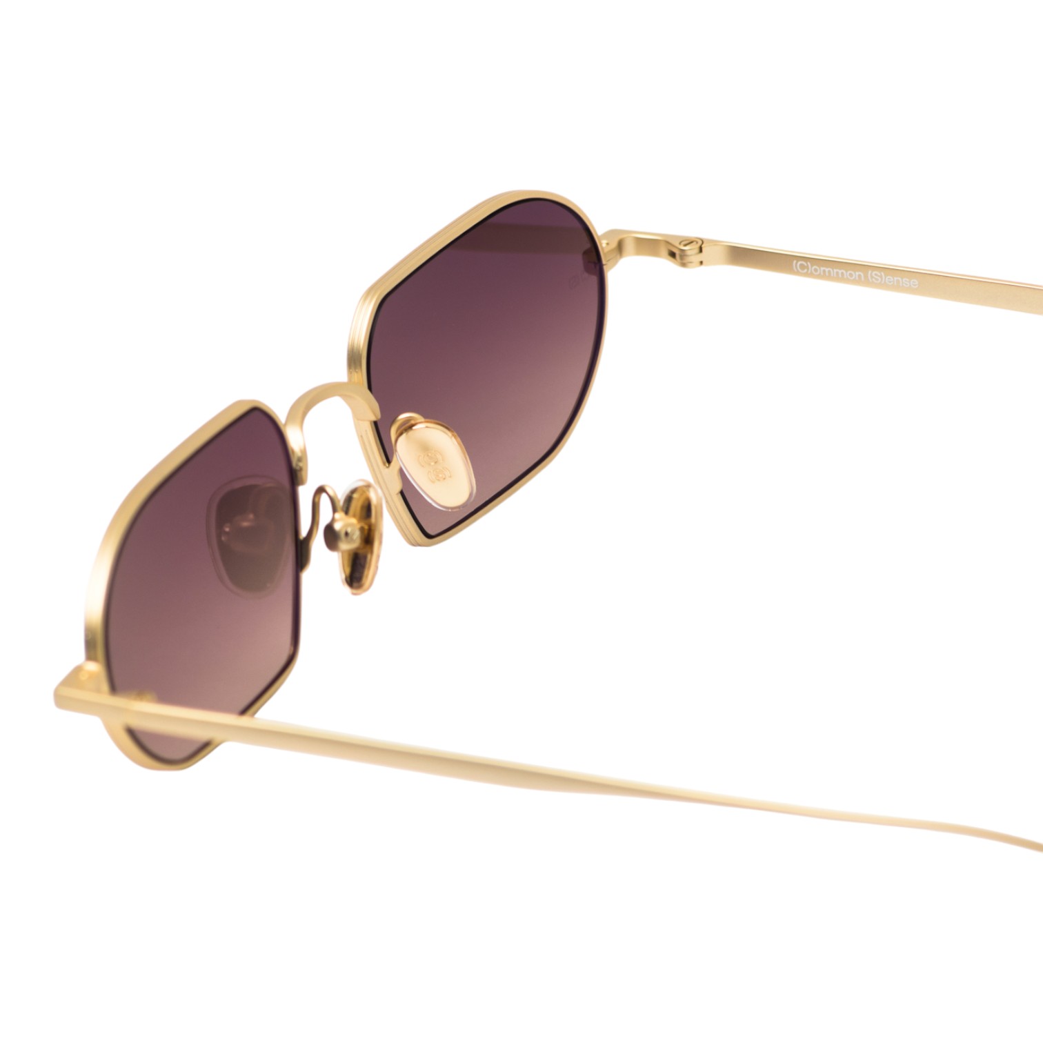 Common Sense Altın Unisex Güneş Gözlüğü - Görsel 3