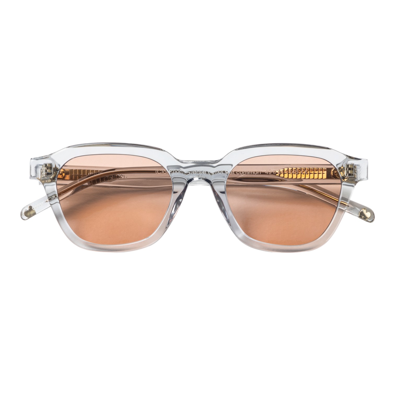 Common Sense Şeffaf Turuncu Unisex Güneş Gözlüğü
