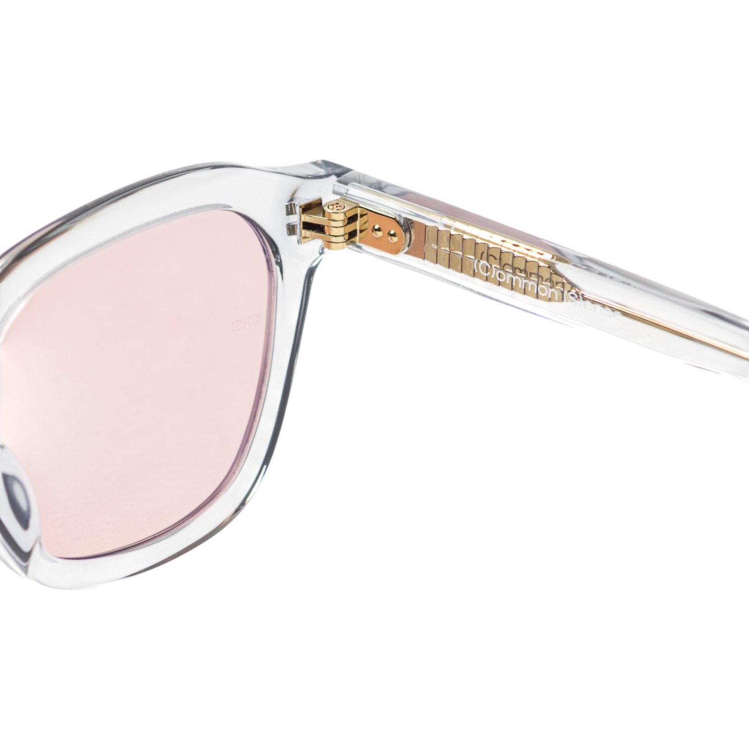 Common Sense Şeffaf Turuncu Unisex Güneş Gözlüğü - Görsel 3
