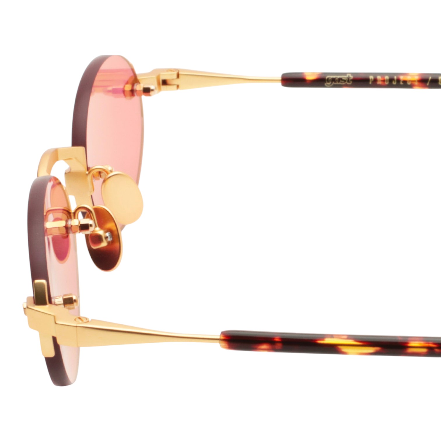 Gast Quantum Altın Pembe Unisex Güneş Gözlüğü - Görsel 4