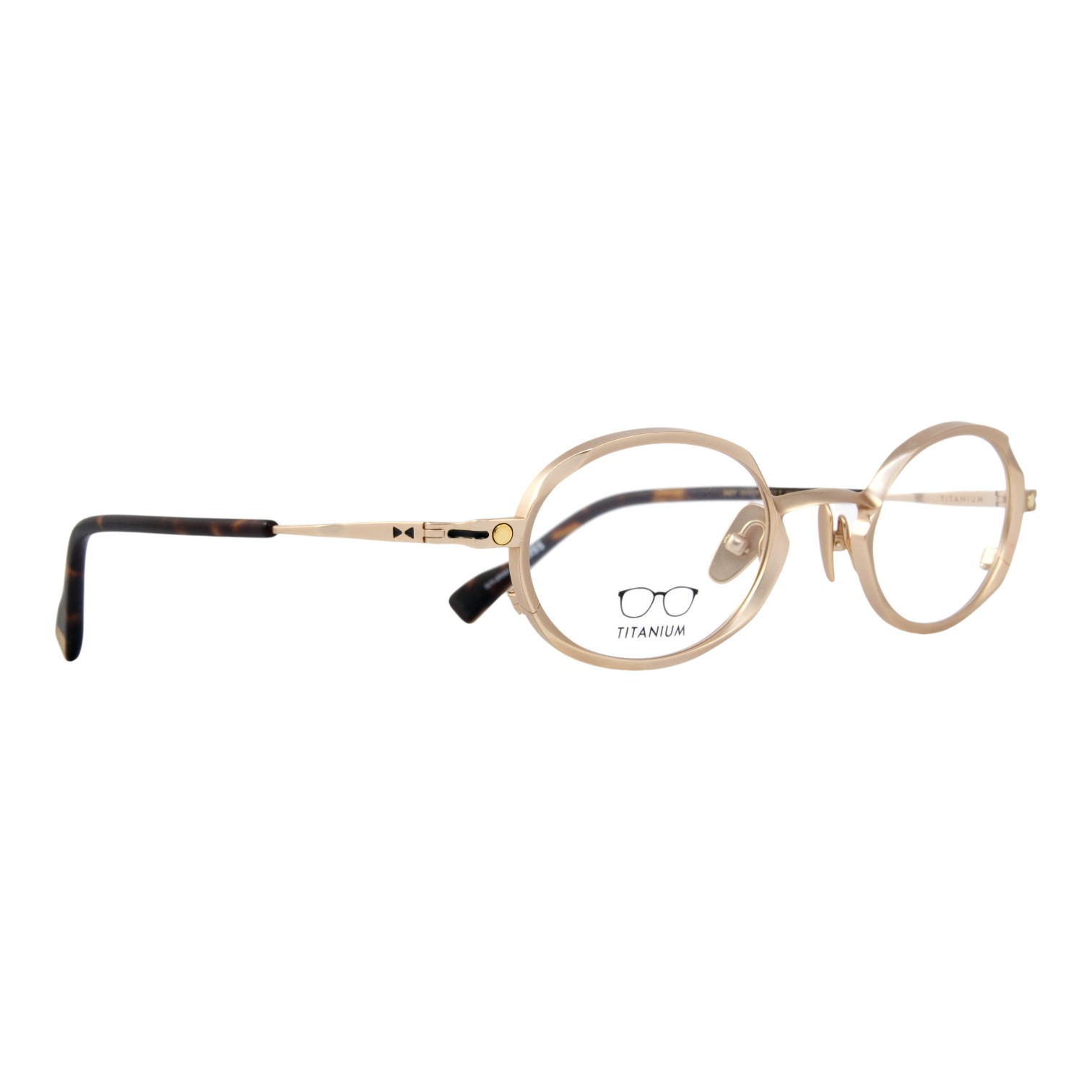 Snob Milano Indy Altın Titanyum Unisex Optik / Güneş Gözlüğü - Görsel 4